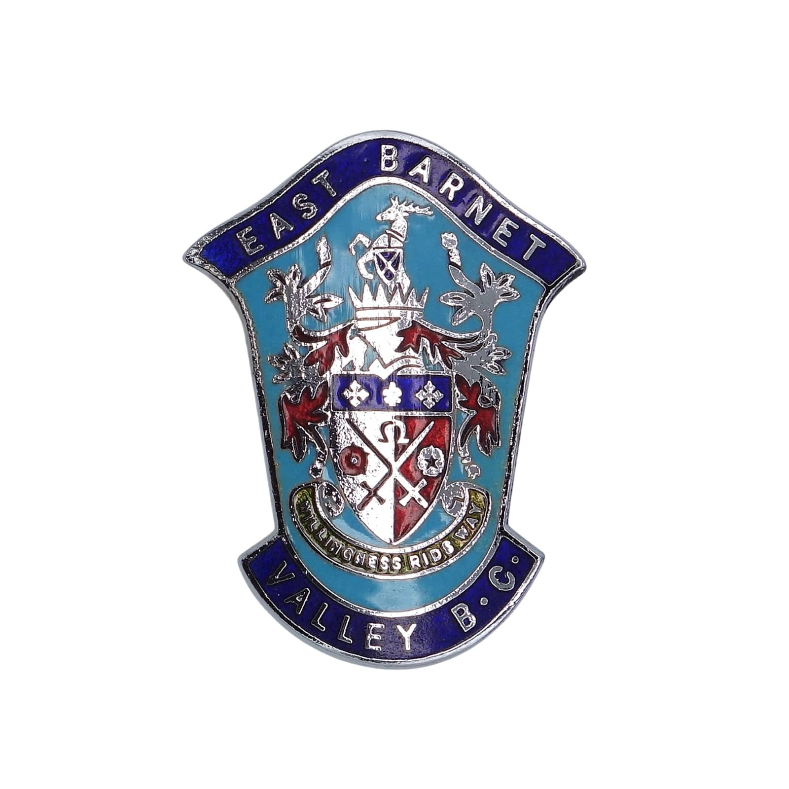 EAST BARNET VALLEY B.C. ピンバッジ バッチ 英国 ローンボウルズクラブ