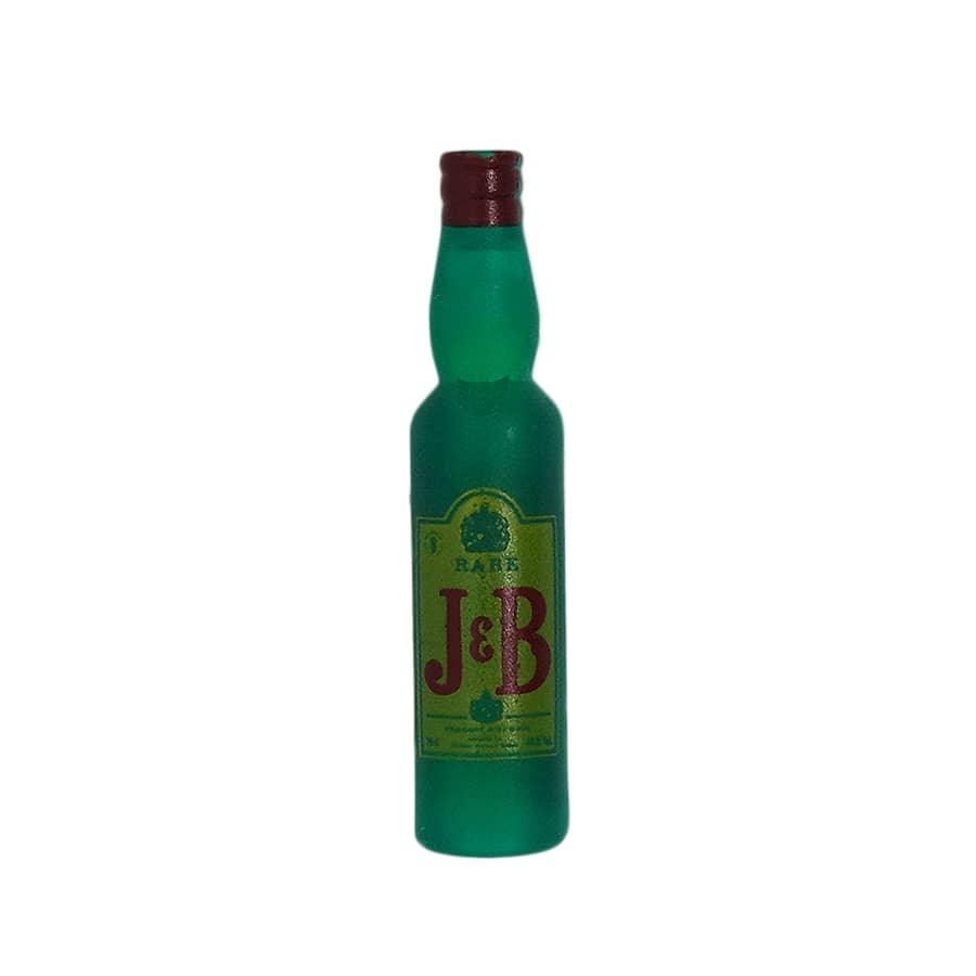 J&B スコッチ ウイスキー ピンズ お酒 ボトル 留め具付き レトロ