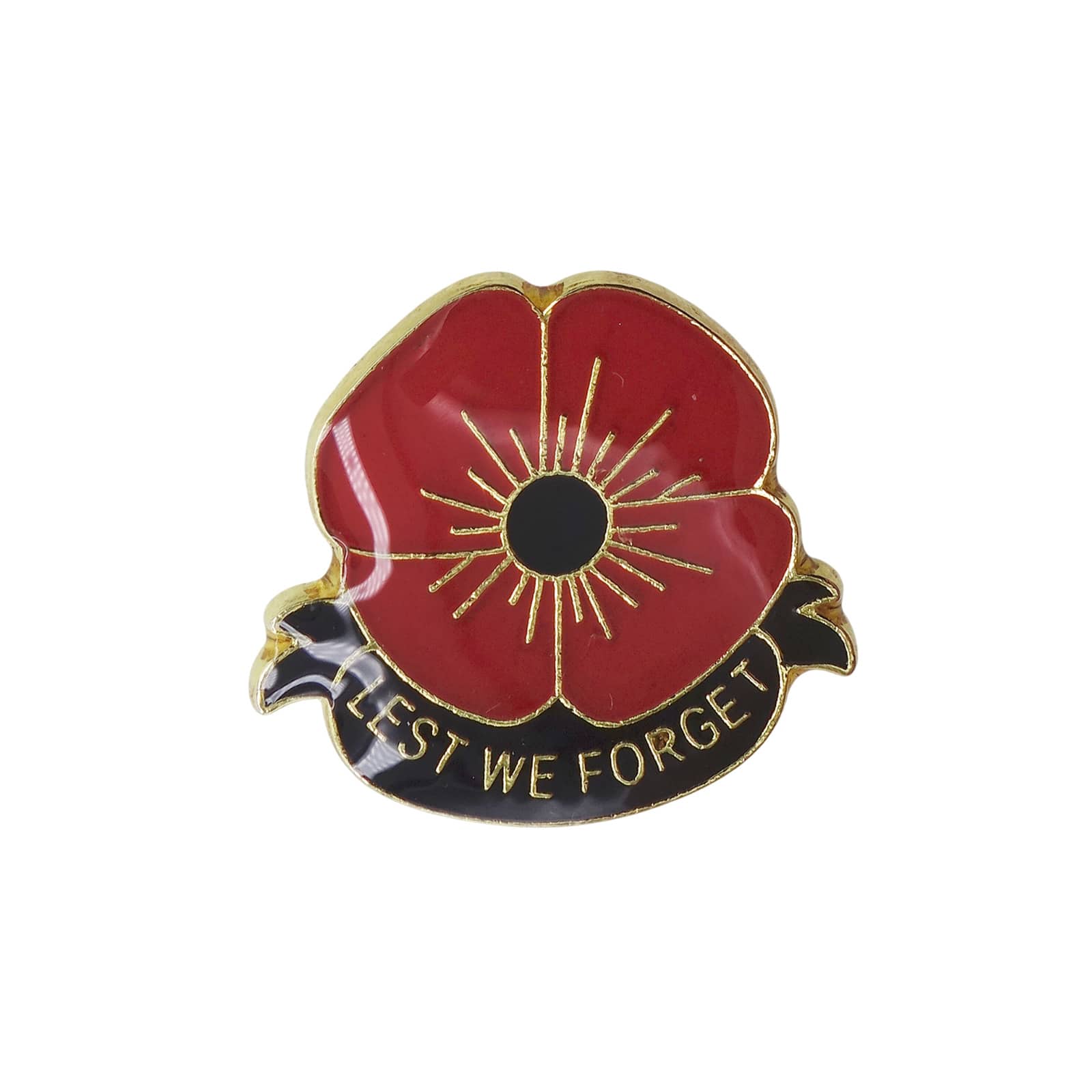LEST WE FORGET ポピーの花 ピンズ