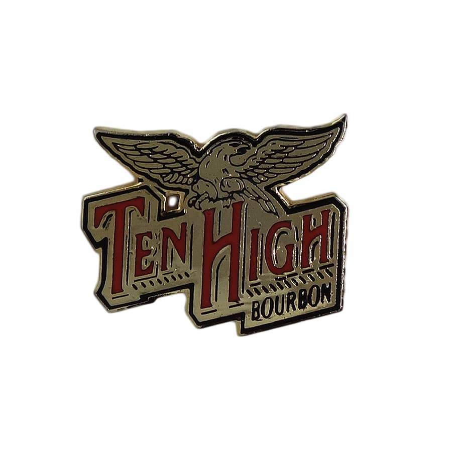 TEN HIGH バーボン ウイスキー ピンズ お酒 テン ハイ 留め具付き