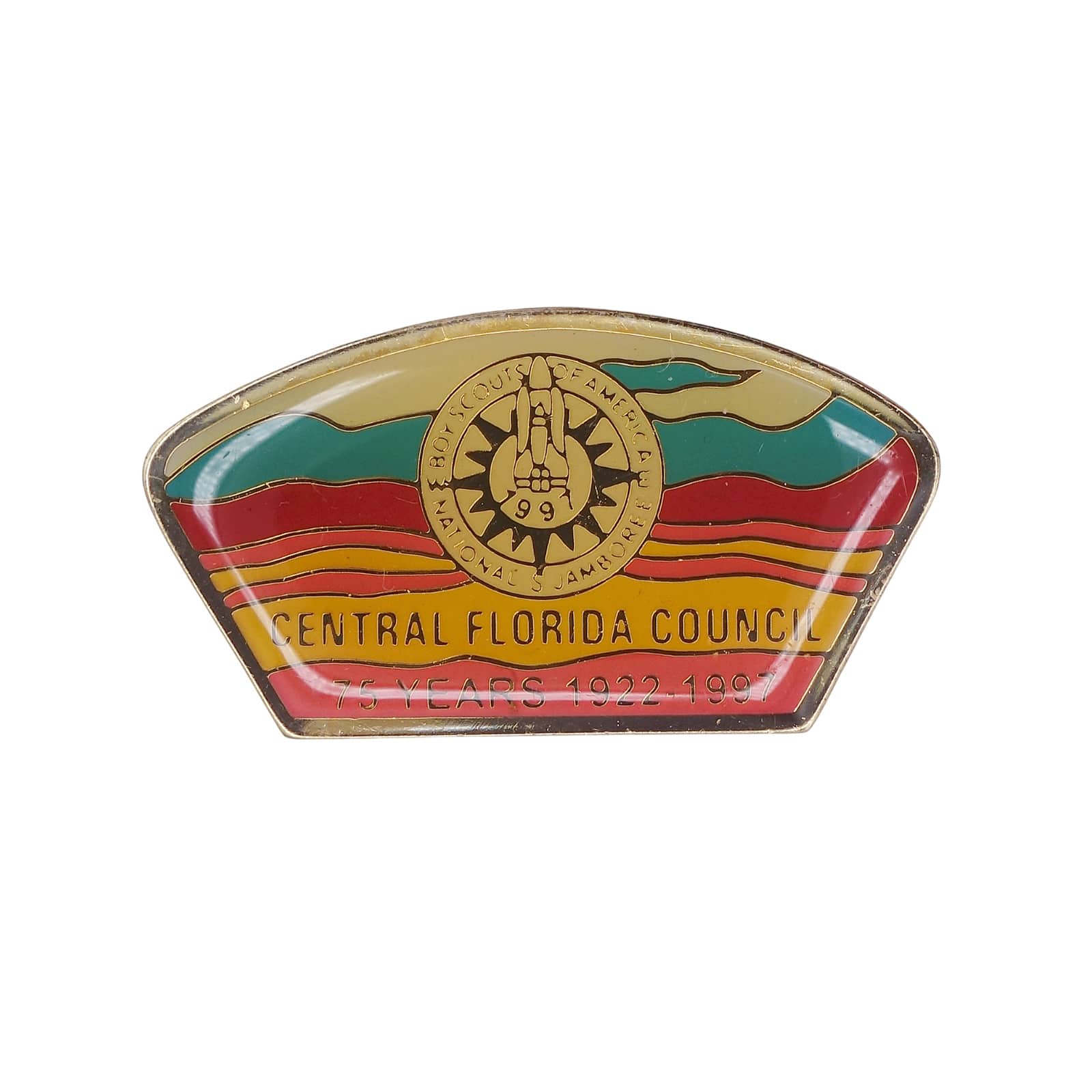 ボーイスカウト CENTRAL FLORIDA COUNCIL 75 YEARS ピンズ