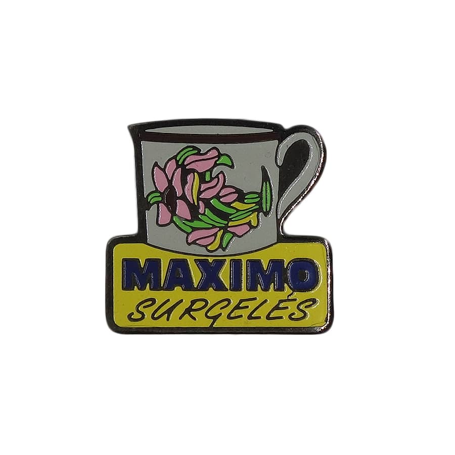 MAXIMO マグカップ ピンズ SURGELES 留め具付き