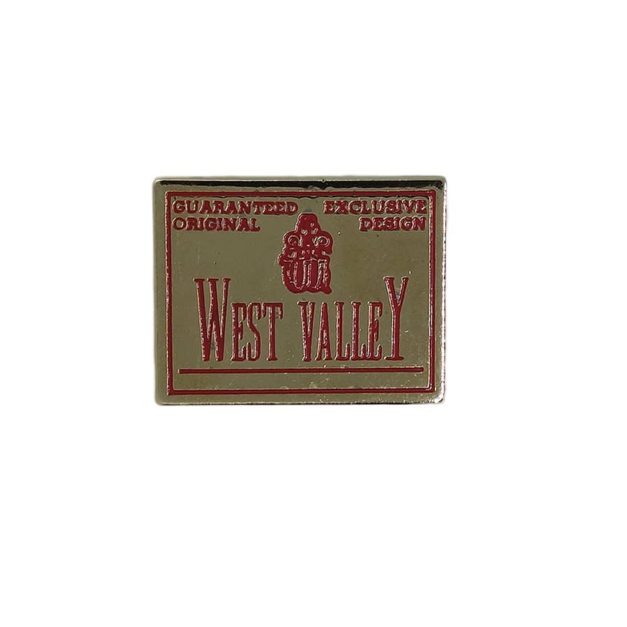 WEST VALLEY ピンズ 留め具付き
