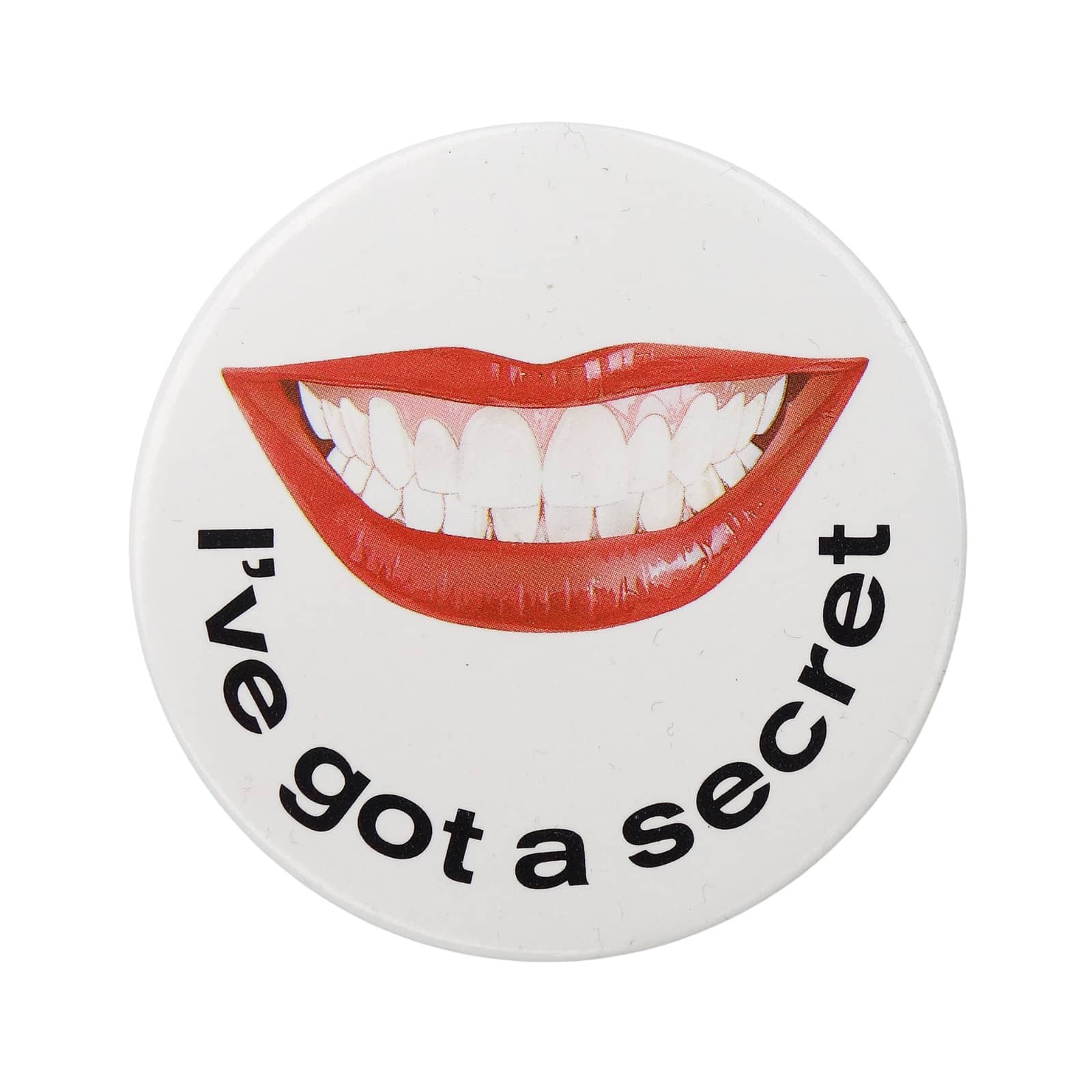 I've got a secret 缶バッジ バッチ 口