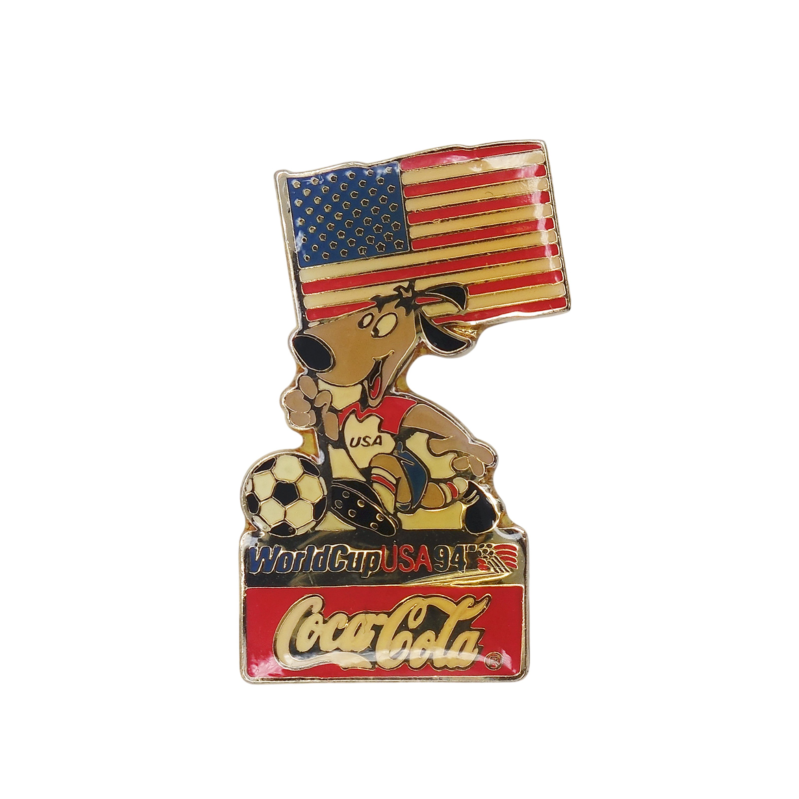 1994年 FIFA ワールドカップ サッカー アメリカ大会 USA ピンズ コカ・コーラ