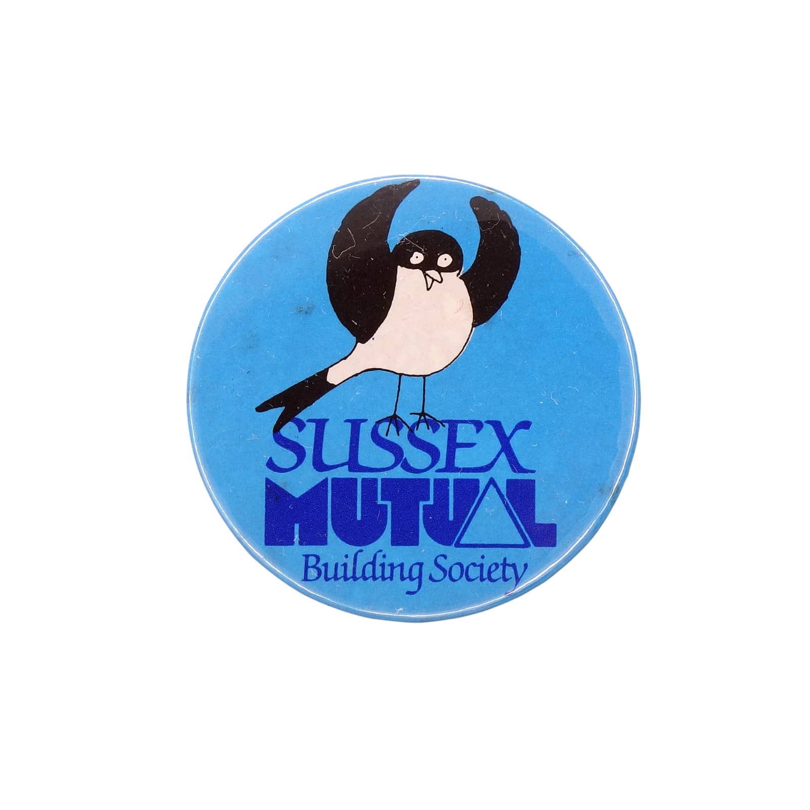 SUSSEX MUTUAL Building Society 缶バッジ バッチ