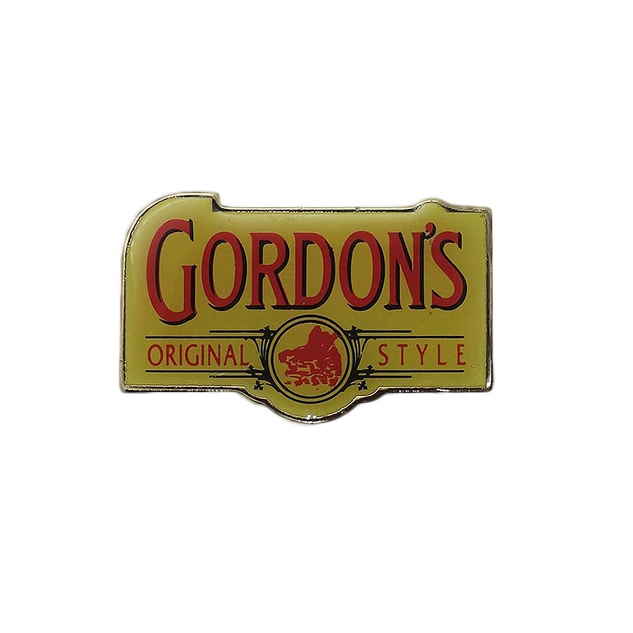 GORDON'S ジン ピンズ お酒 ゴードン 留め具付き