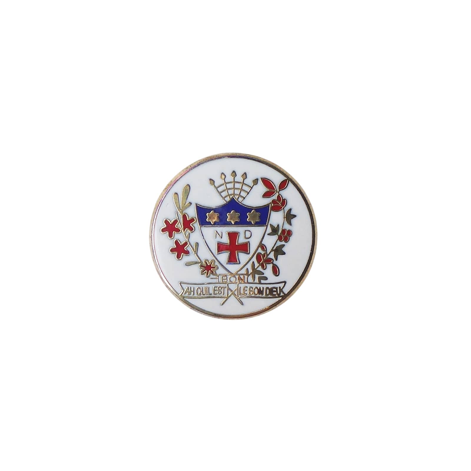 AH QU'IL EST LE BON DIEU ピンズ 紋章 カトリック