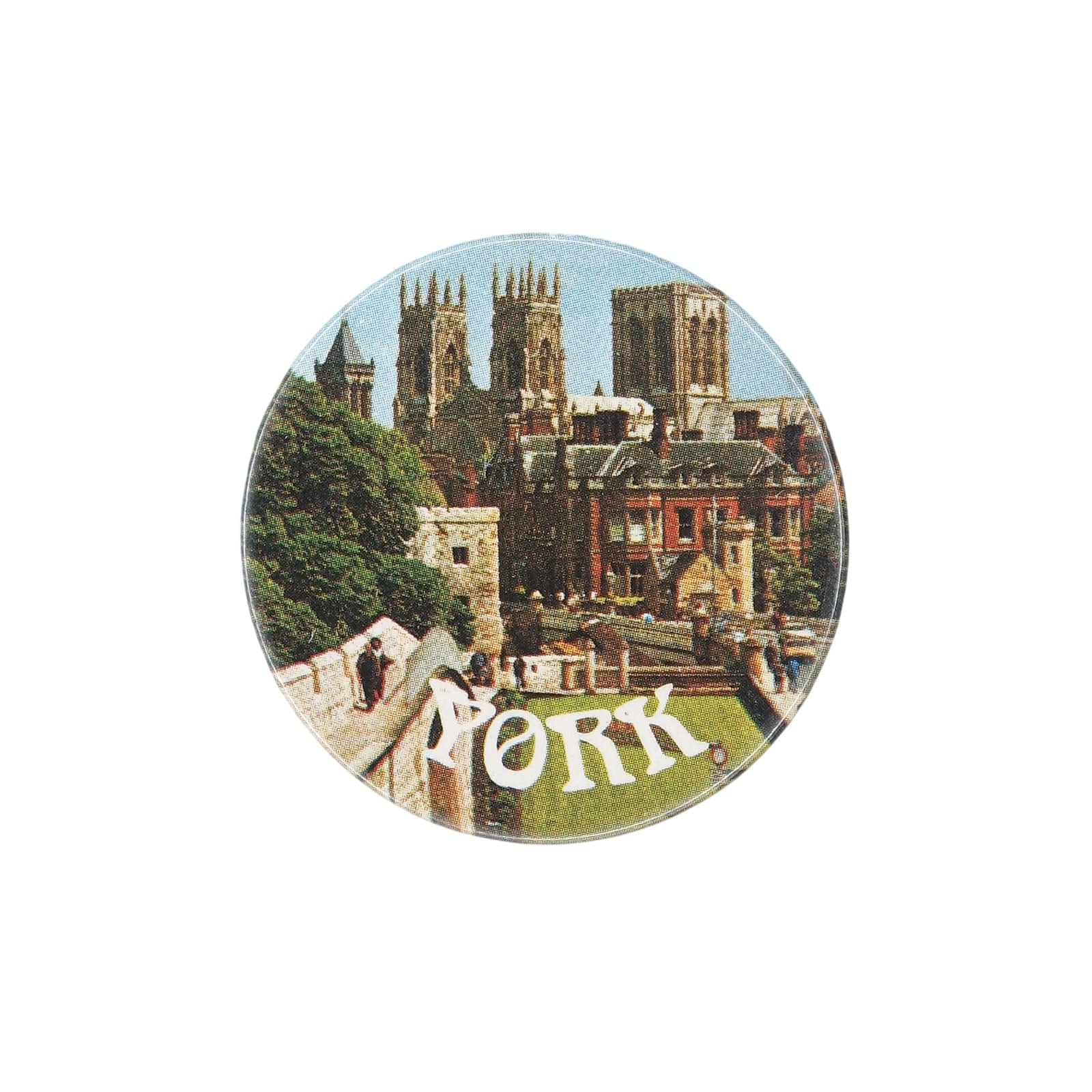 YORK 缶バッジ バッチ　ヨーク大聖堂