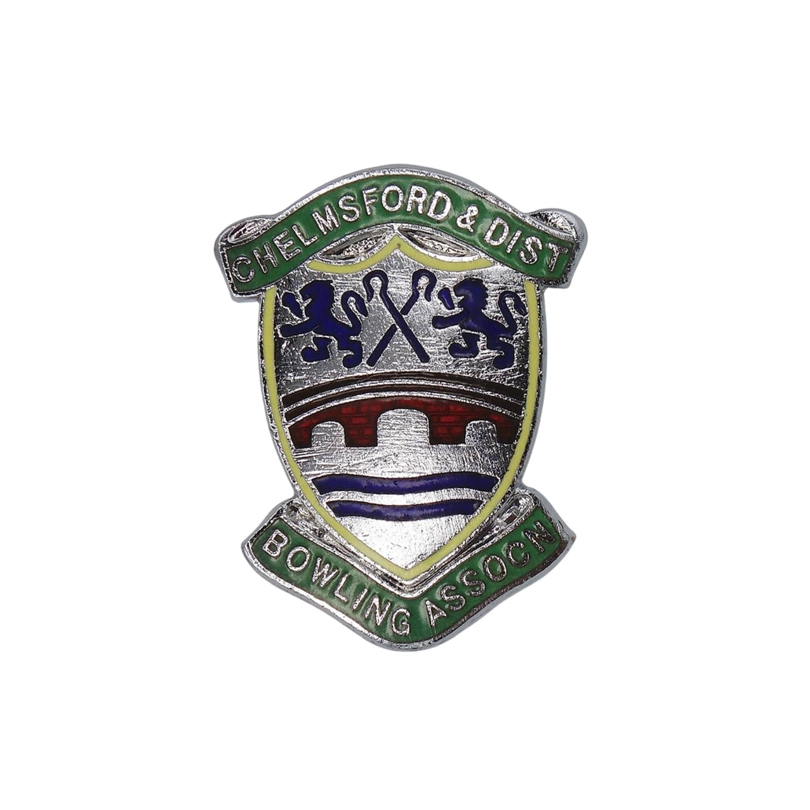 CHELMSFORD & DIST BOWLING ASSOCN ピンバッジ 英国ローンボウルズ協会