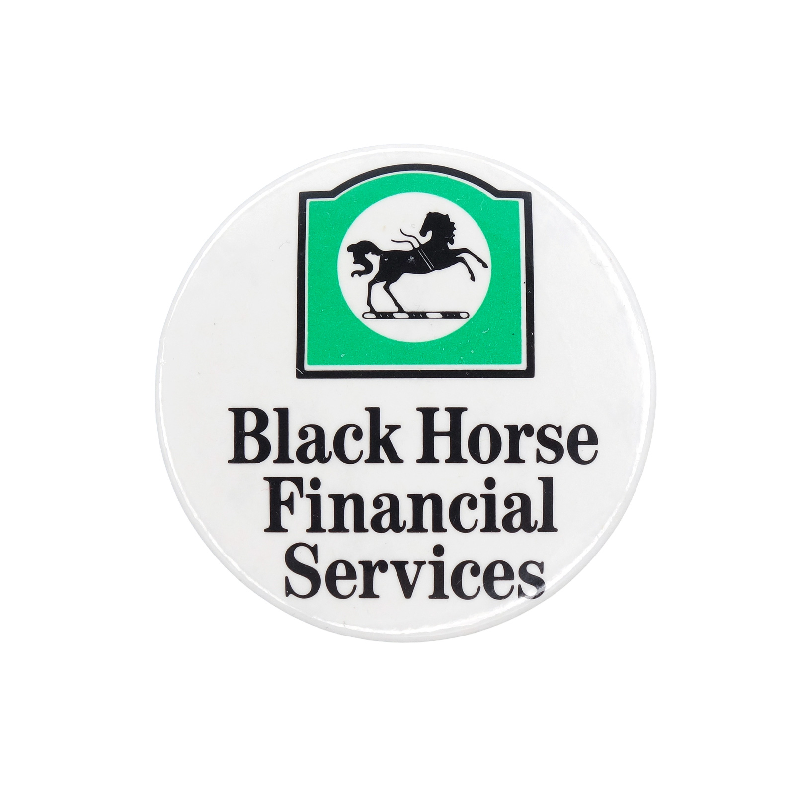 Black Horse Financial Services 缶バッジ バッチ
