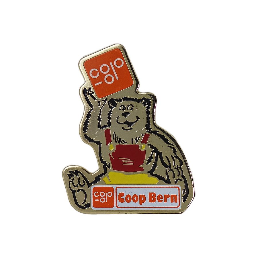 Coop スーパー ピンズ スイス 熊 留め具付き