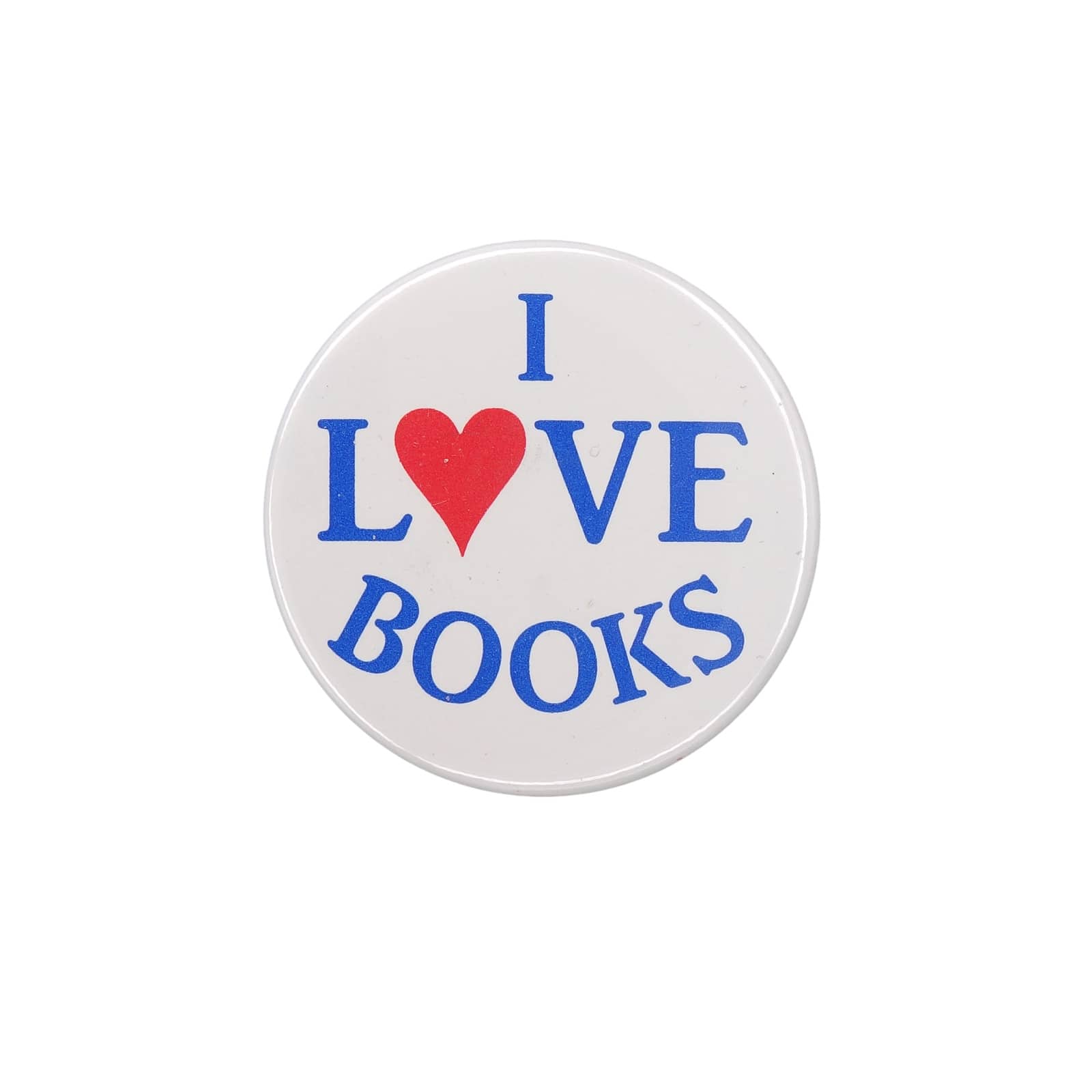 I LOVE BOOKS 缶バッジ バッチ