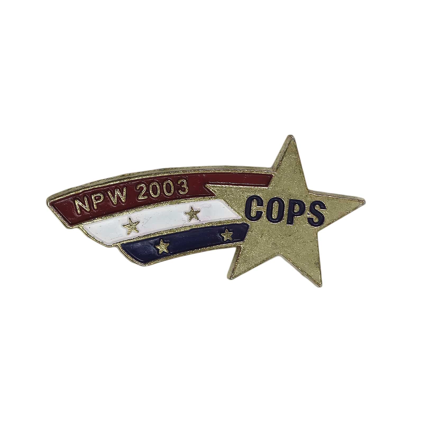 COPS ピンズ National Police Week 2003 留め具付き