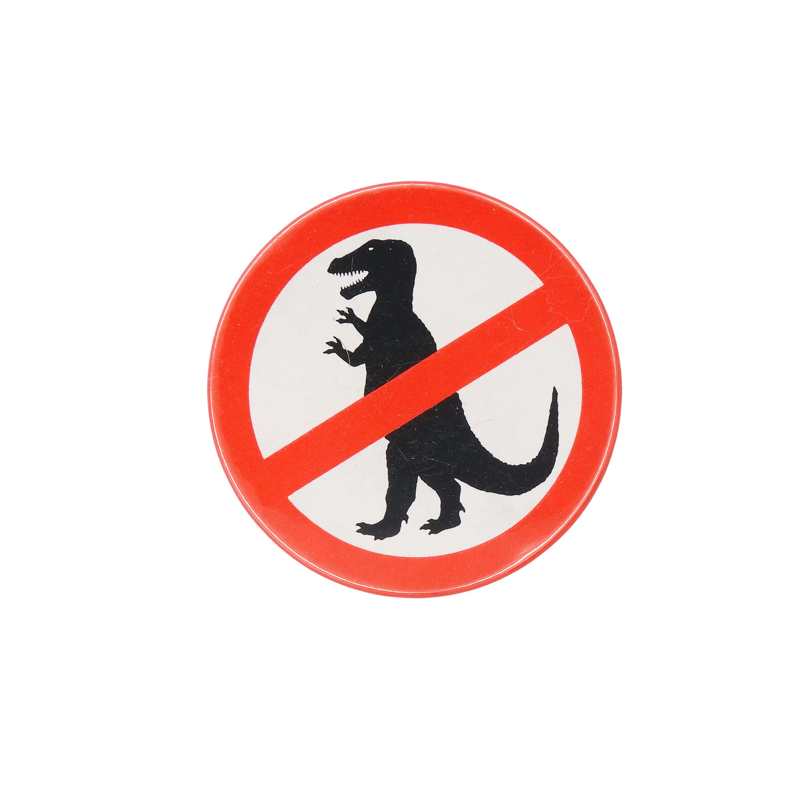 No Dinosaurs 缶バッジ バッチ