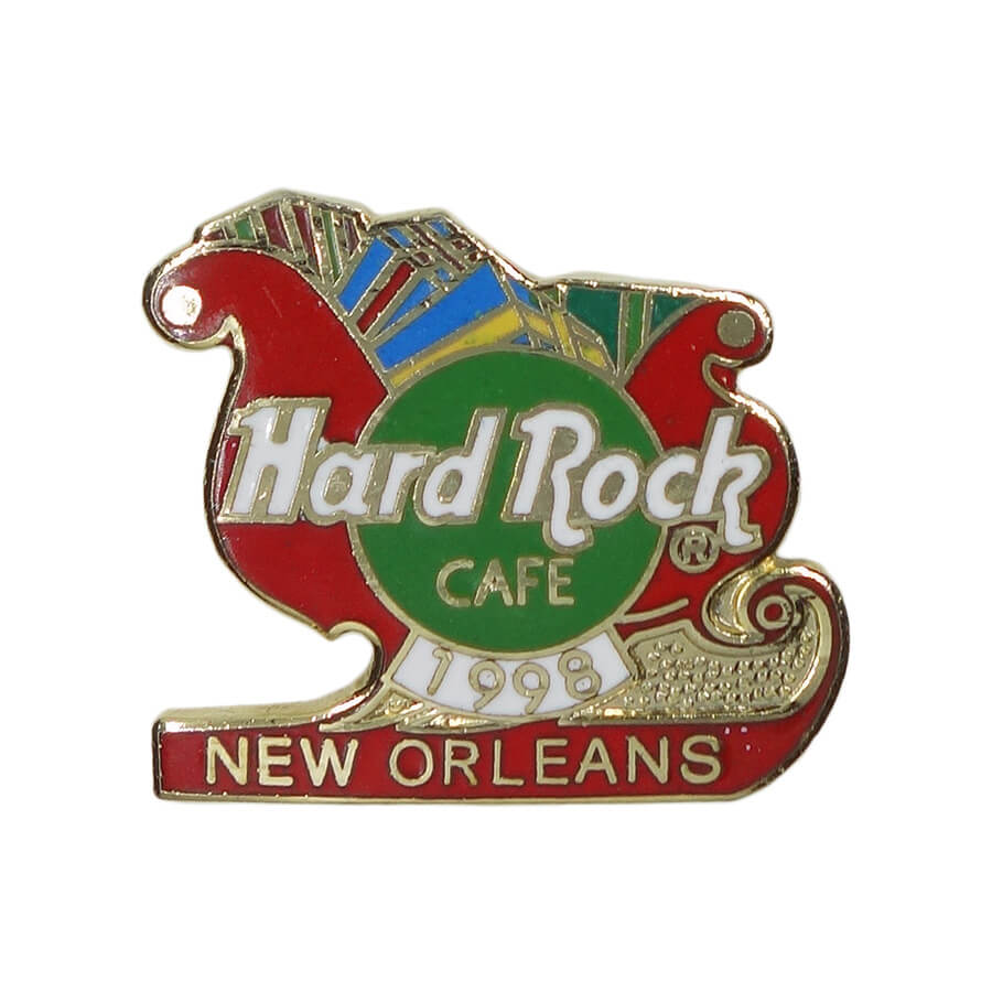 ハードロックカフェ ブローチ Hard Rock CAFE クリスマス NEW ORLEANS ピン