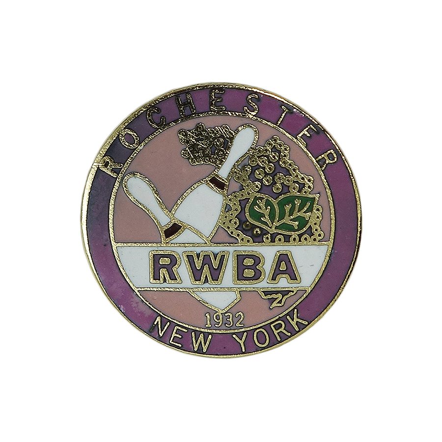 RWBA ボウリング ピンバッチブローチ ROCHESTER NEW YORK