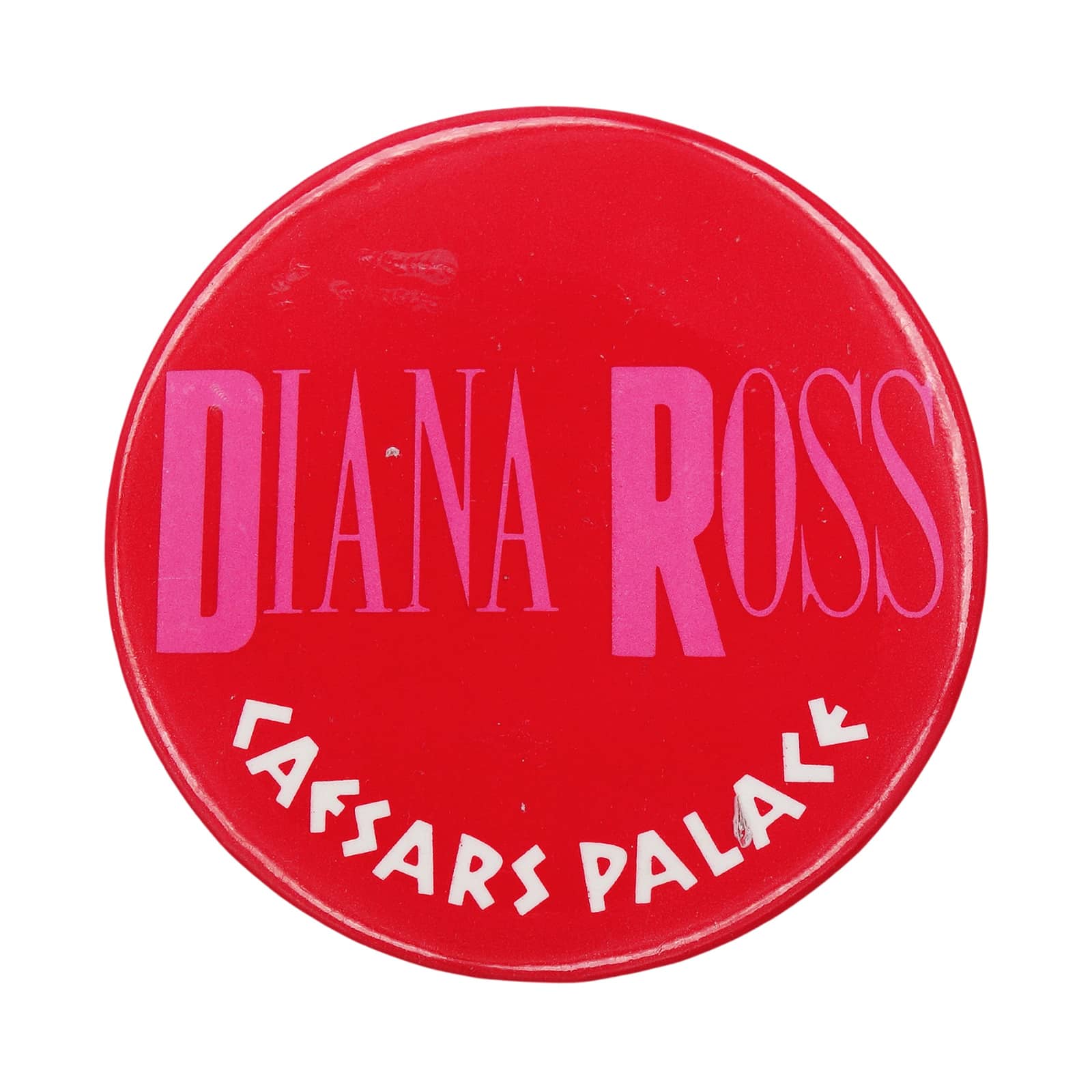 Diana Ross ダイアナ・ロス 缶バッジ 歌手 CAESARS PALACE
