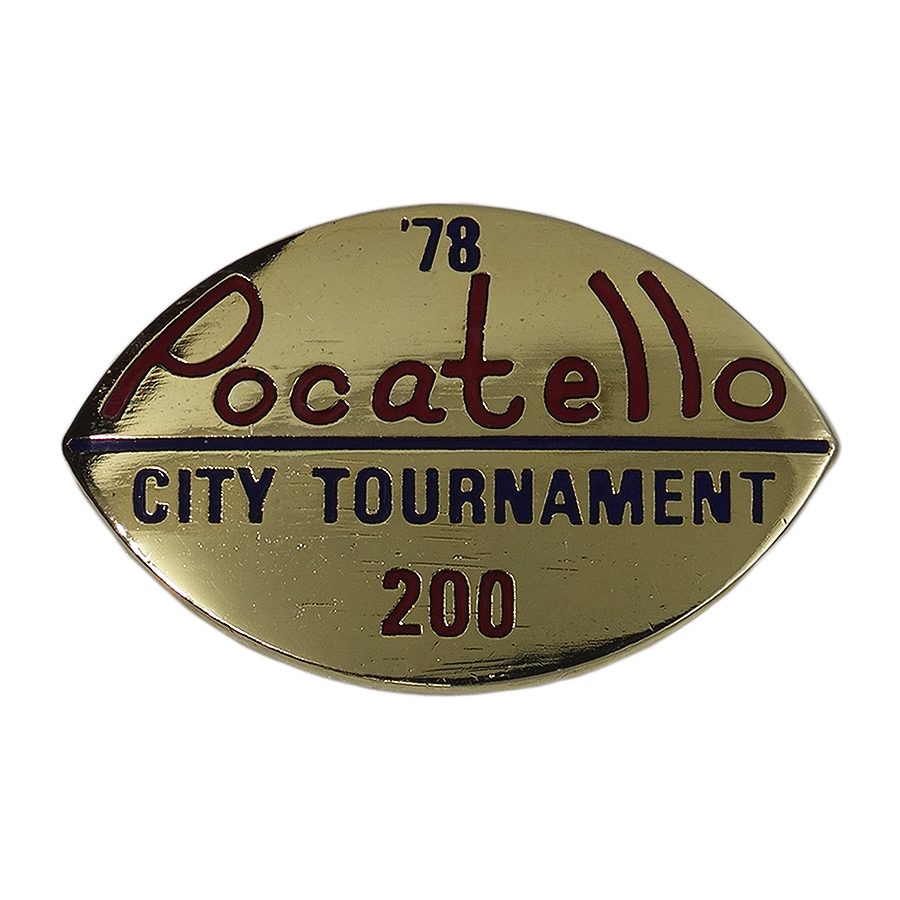 Pocatello CITY TOURNAMENT ボウリング ピンバッチブローチ ビンテージ