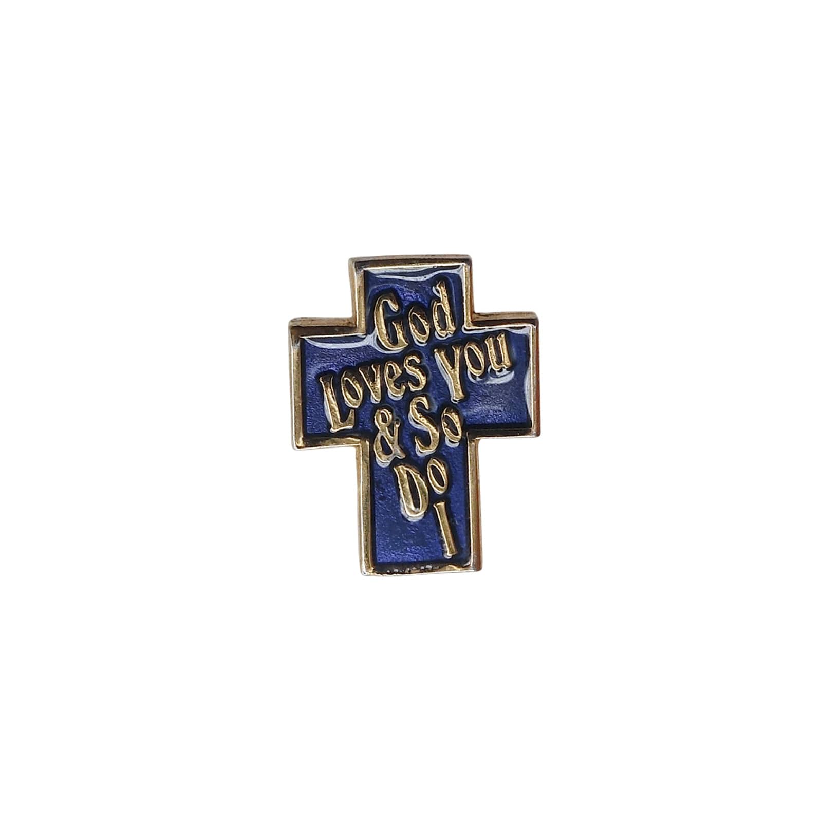 God Loves You & So Do I 十字架 ピンズ クロス