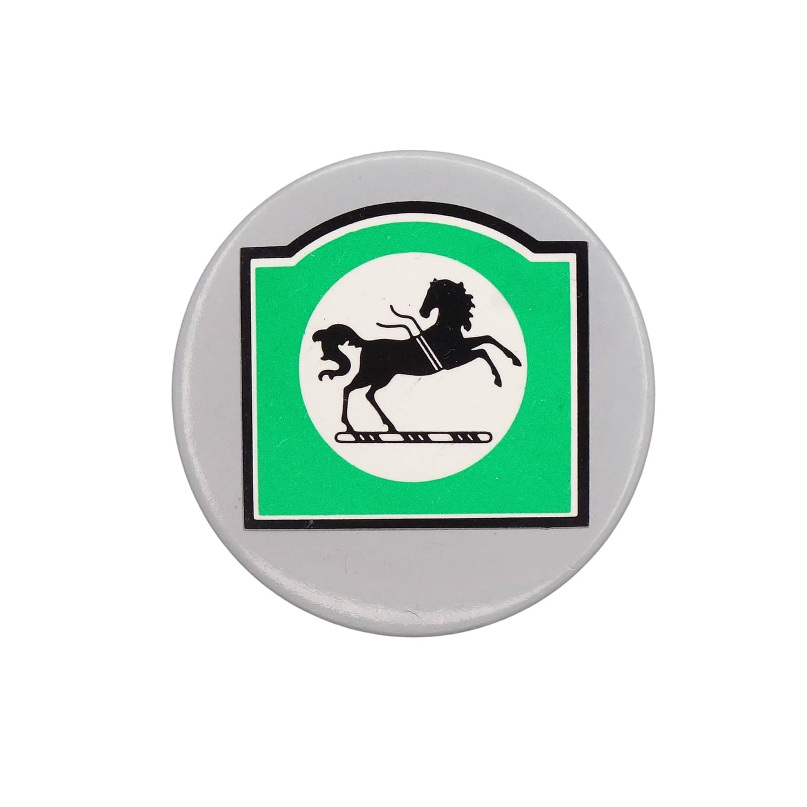 National Bank of New Zealand ブラックホース 缶バッジ バッチ