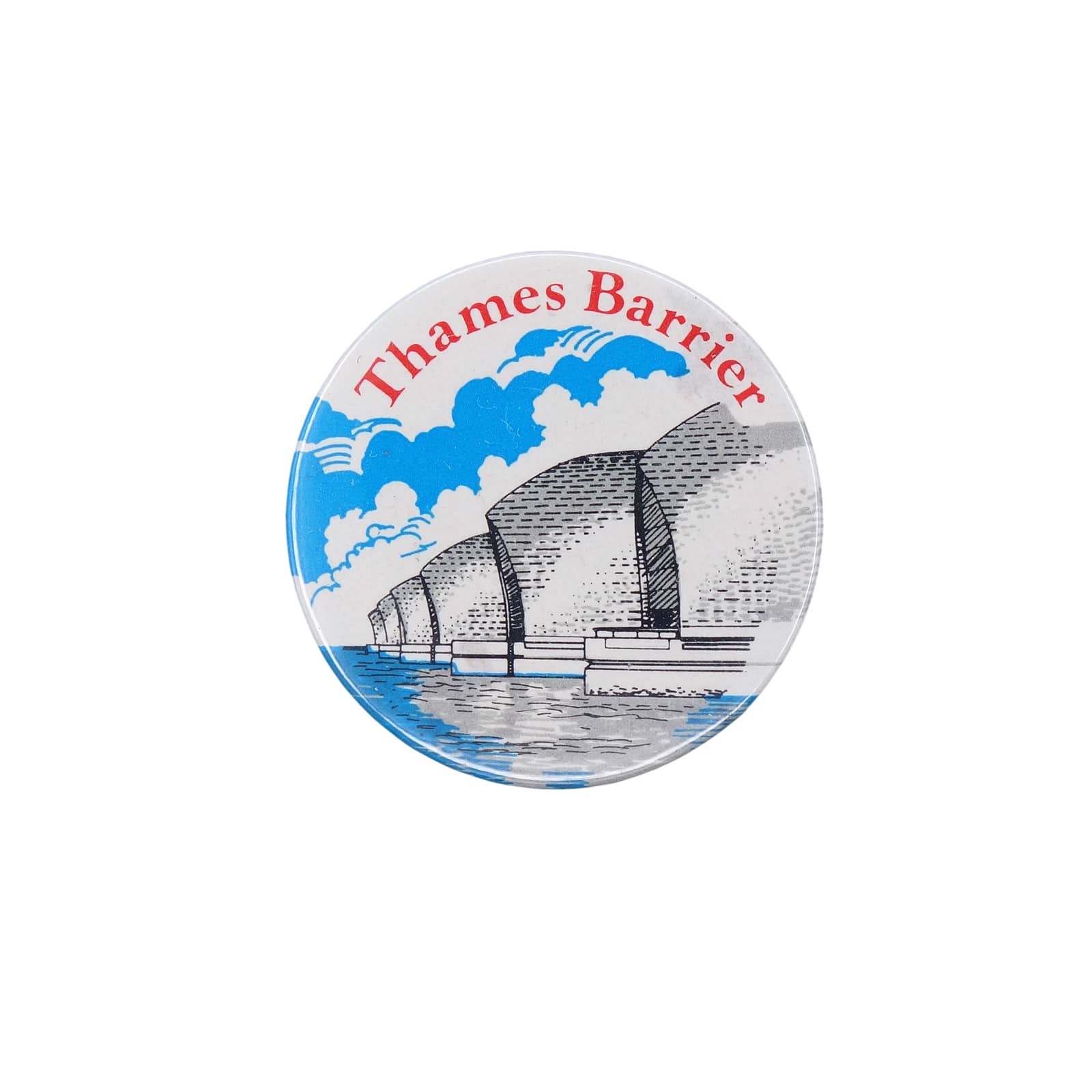Thames Barrier テムズ・バリア 缶バッジ バッチ