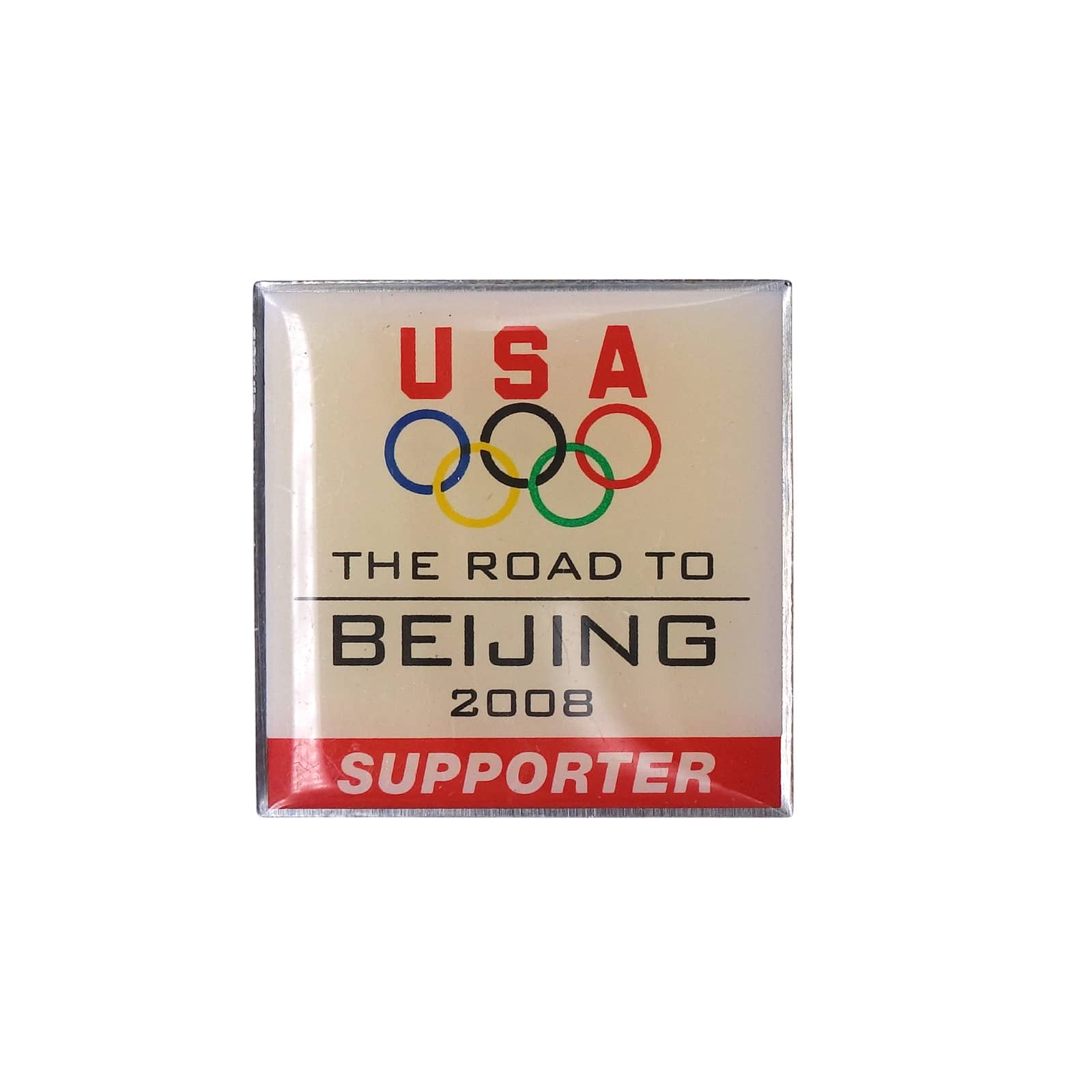 THE ROAD TO BEIJING 2008 ピンズ USAオリンピック代表チーム サポーター