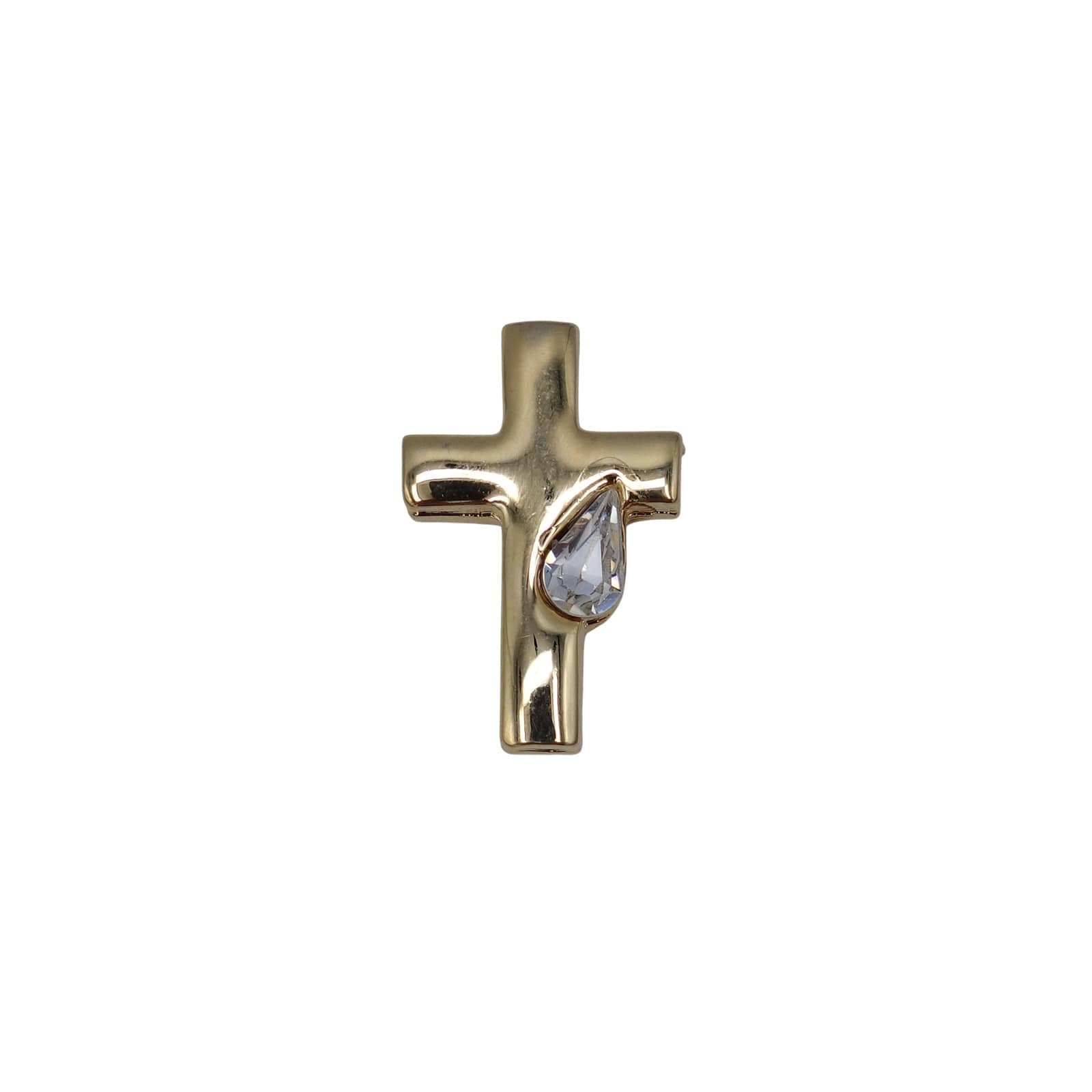 十字架 ラインストーン ピンズ