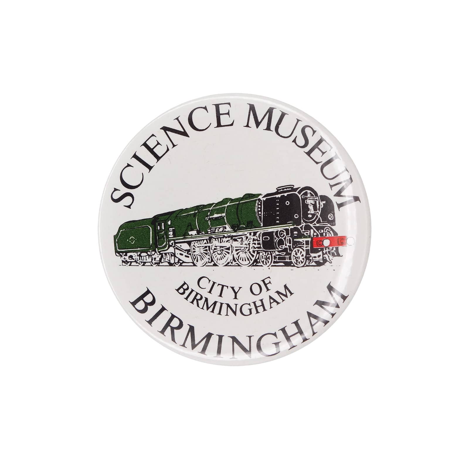 SCIENCE MUSEUM 缶バッジ バッチ　蒸気機関車