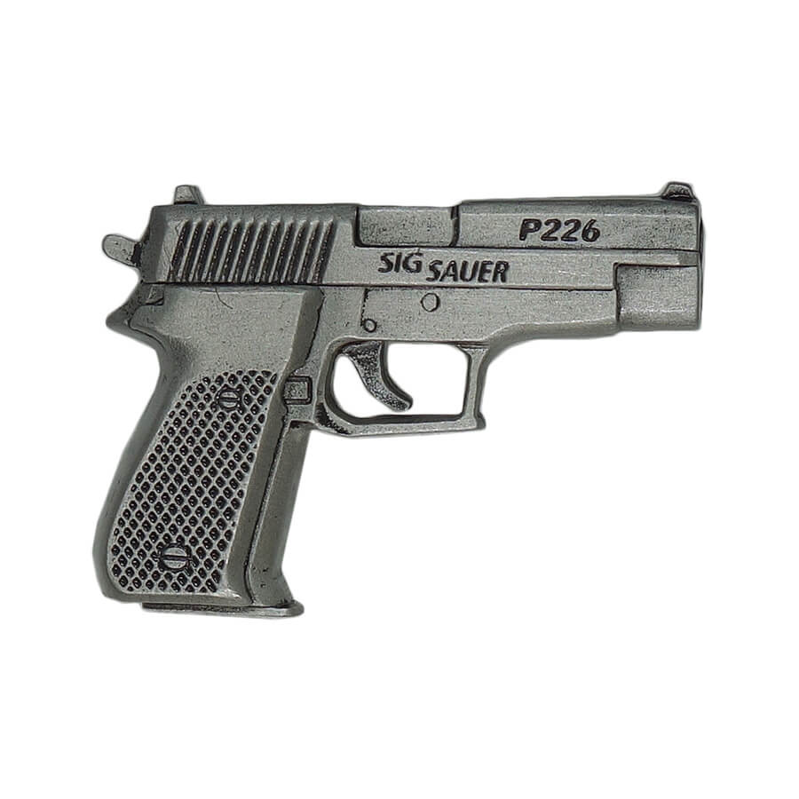 ピストル ピンズ SIG SAUER 拳銃 ピューター EMPIRE PEWTER MFG 留め具付