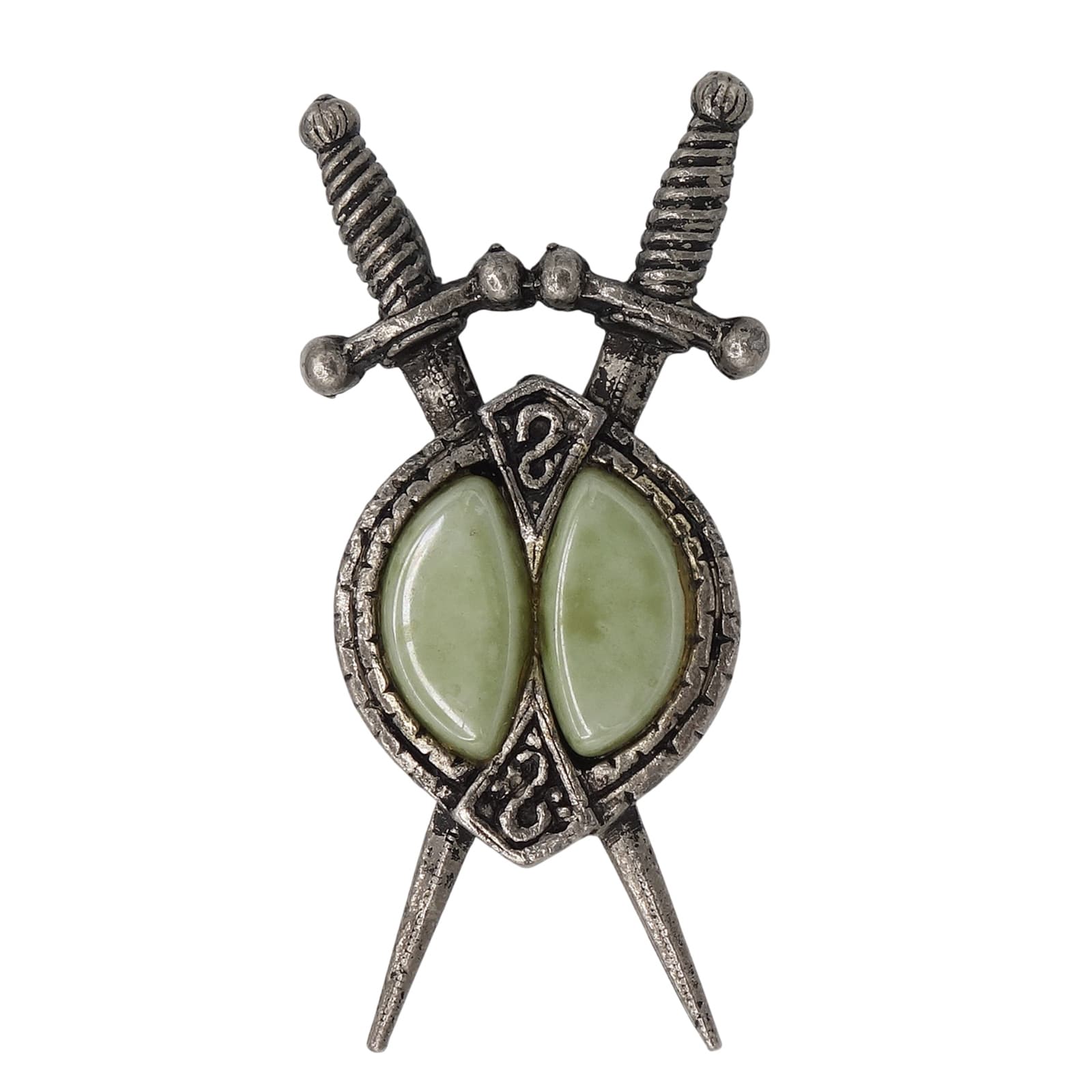 スコットランド ケルトブローチ 剣と盾