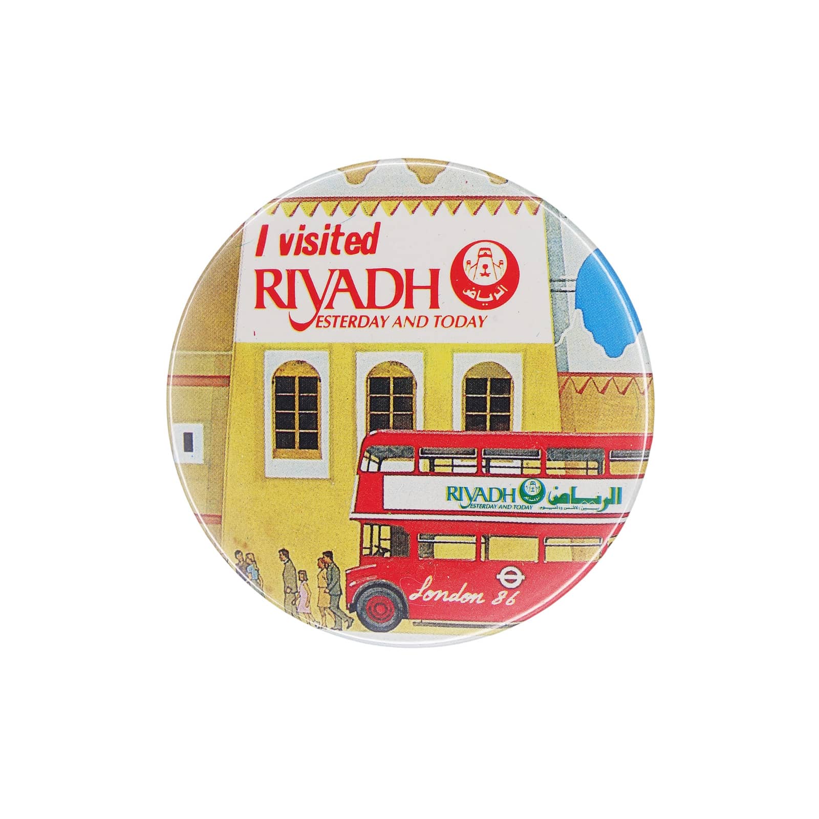 I visited RIYADH 缶バッジ バッチ