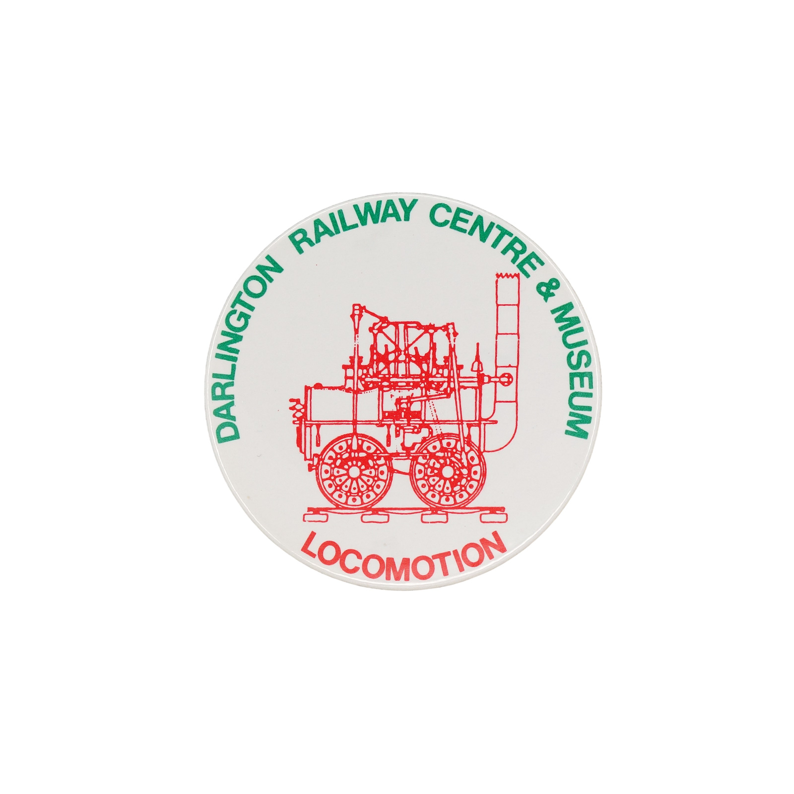 DARLINGTON RAILWAY CENTRE & MUSEUM 機関車 缶バッジ バッチ