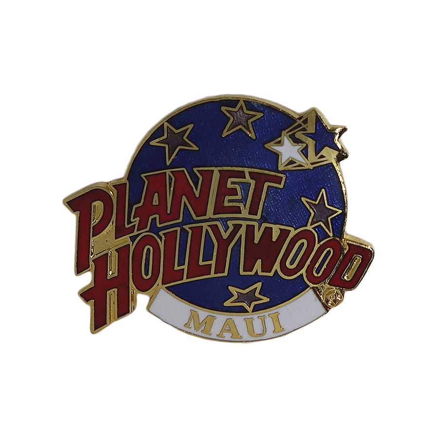 PLANET HOLLYWOOD ロゴ ブローチ MAUI プラネット ハリウッド