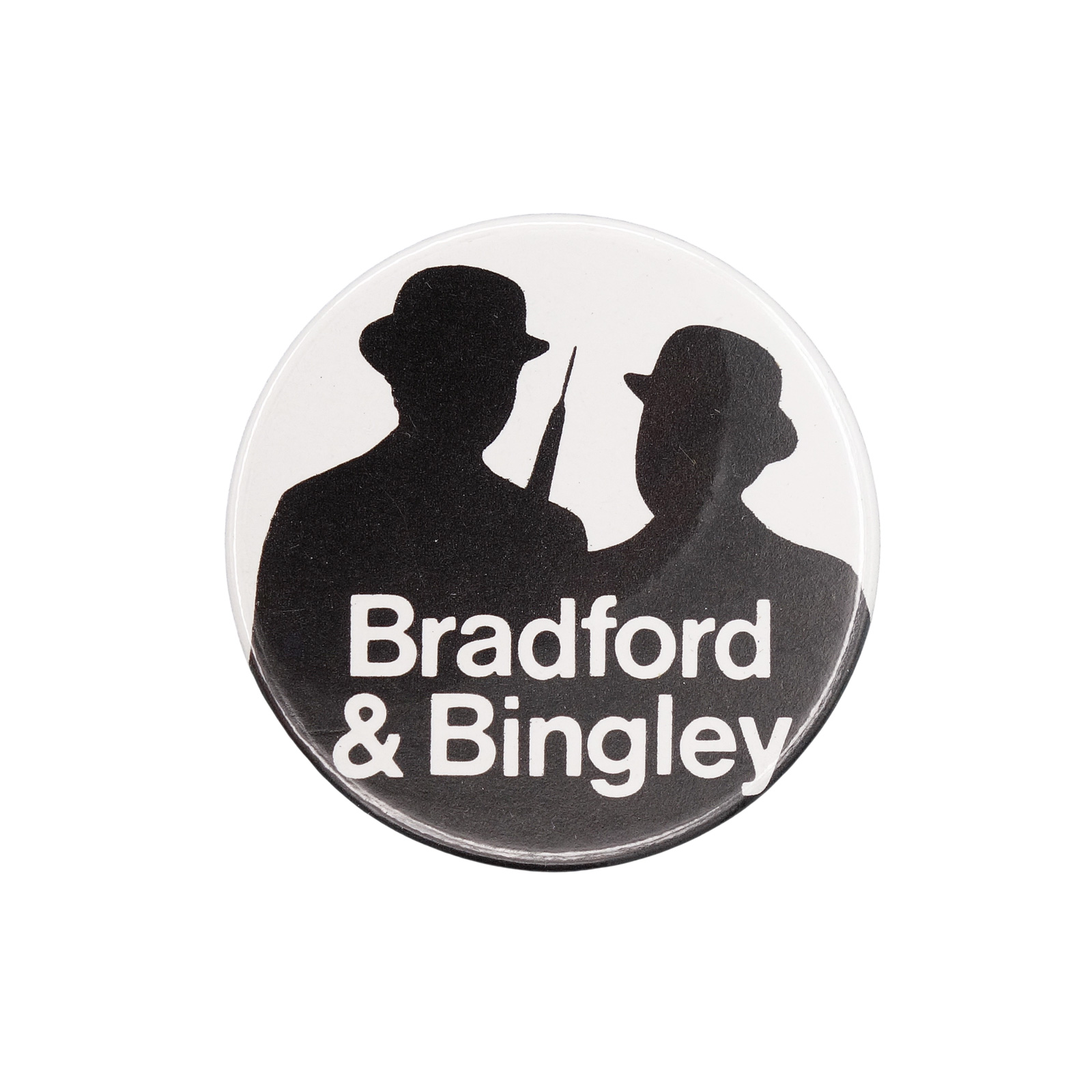 Bradford & Bingley ロゴ 缶バッジ バッチ 住宅金融組合