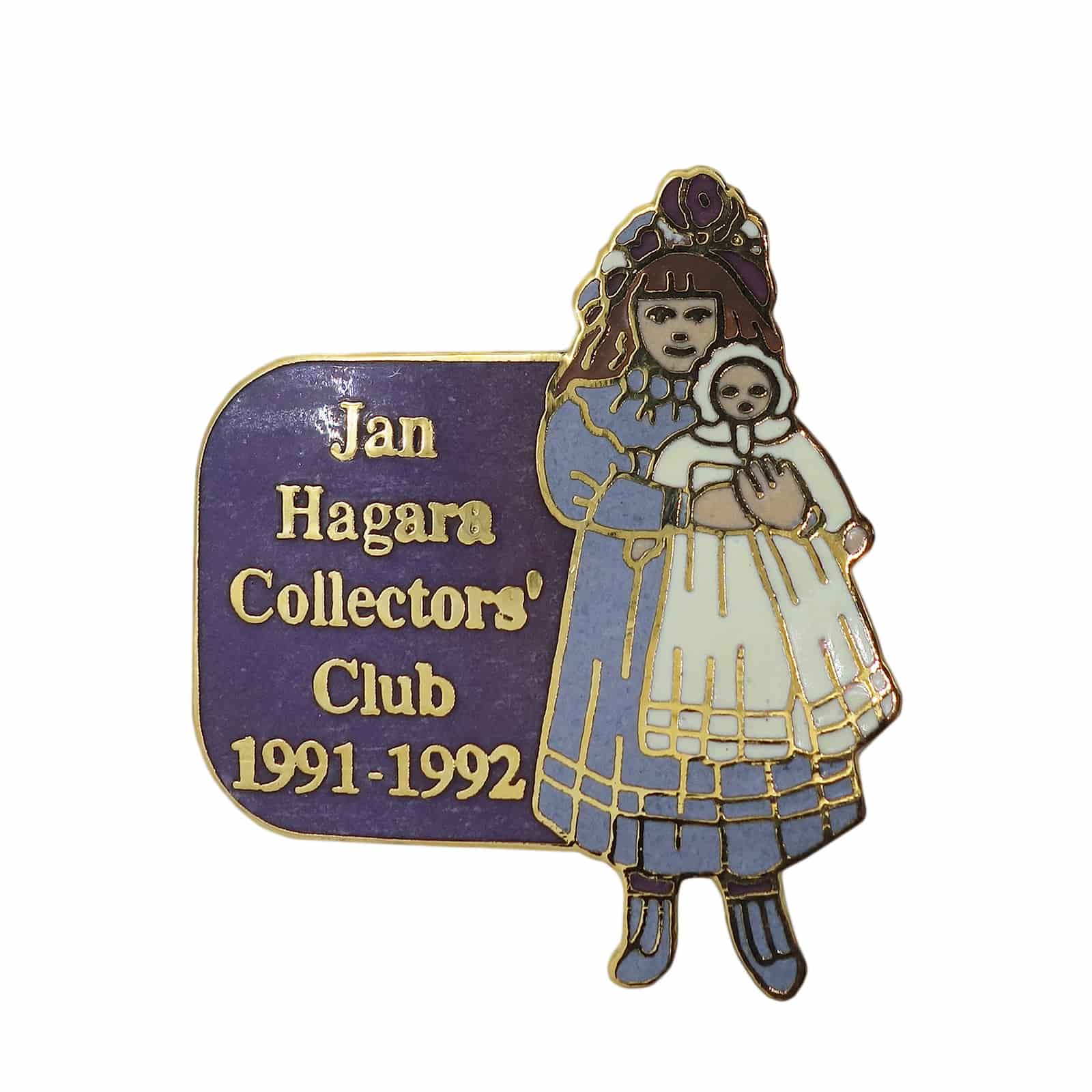 Jan Hagara Collectors' Club ジャンハガラ 人形 ピンバッジ ブローチ
