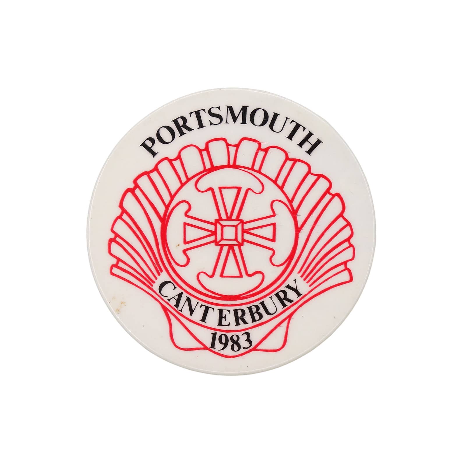 PORTSMOUTH ポーツマス CANTERBURY カンタベリー 缶バッジ バッチ