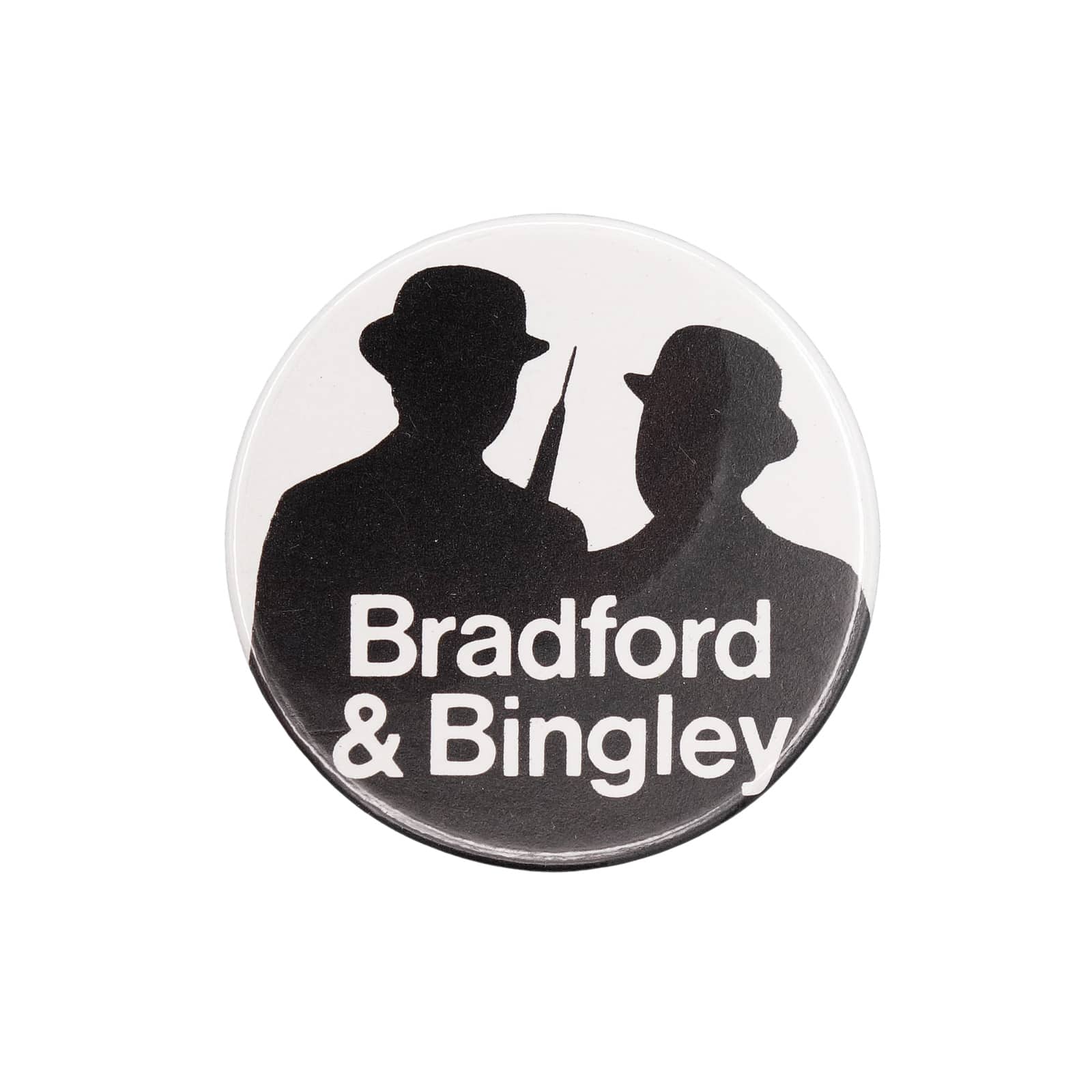 Bradford & Bingley ロゴ 缶バッジ バッチ 住宅金融組合