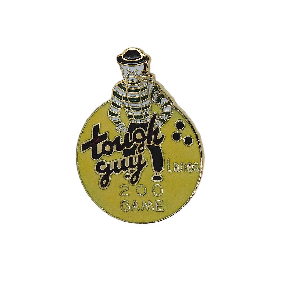 tough guy ボウリング ピンバッチブローチ タフガイ