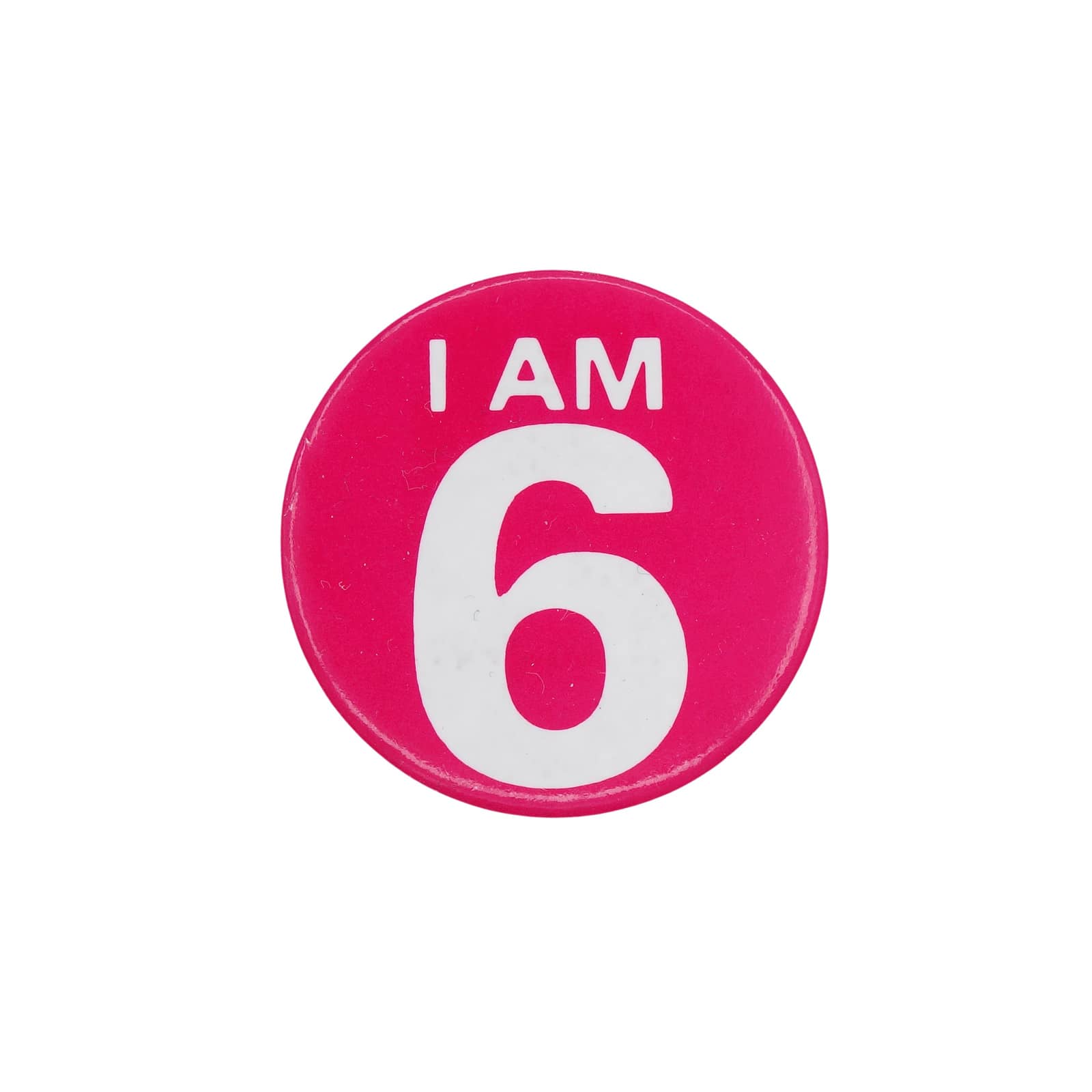 I AM 6 缶バッジ バッチ 6歳 誕生日