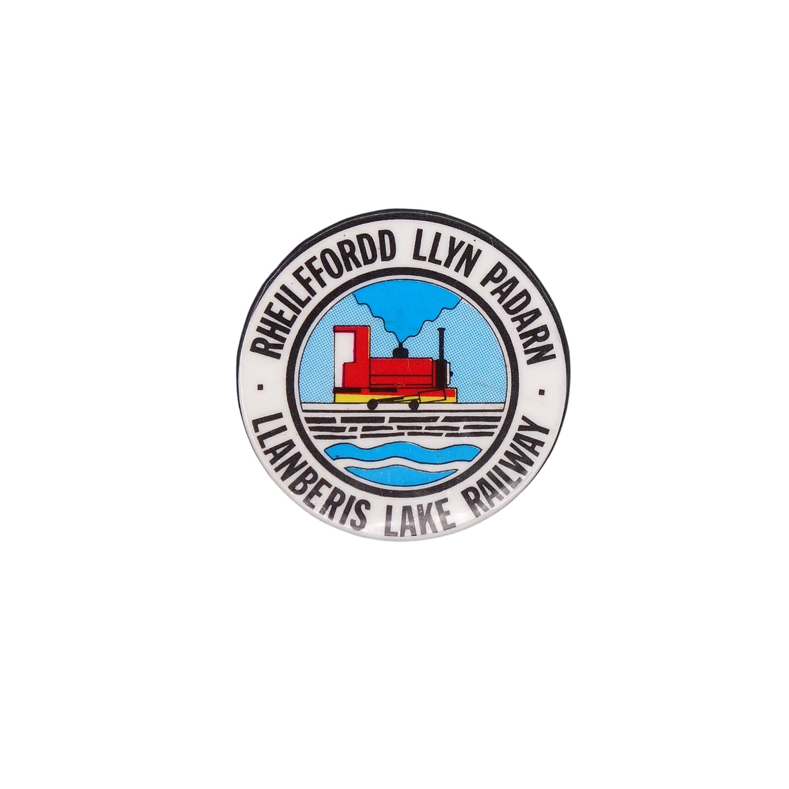 LLANBERIS LAKE RAILWAY ランベリス湖鉄道 缶バッジ バッチ
