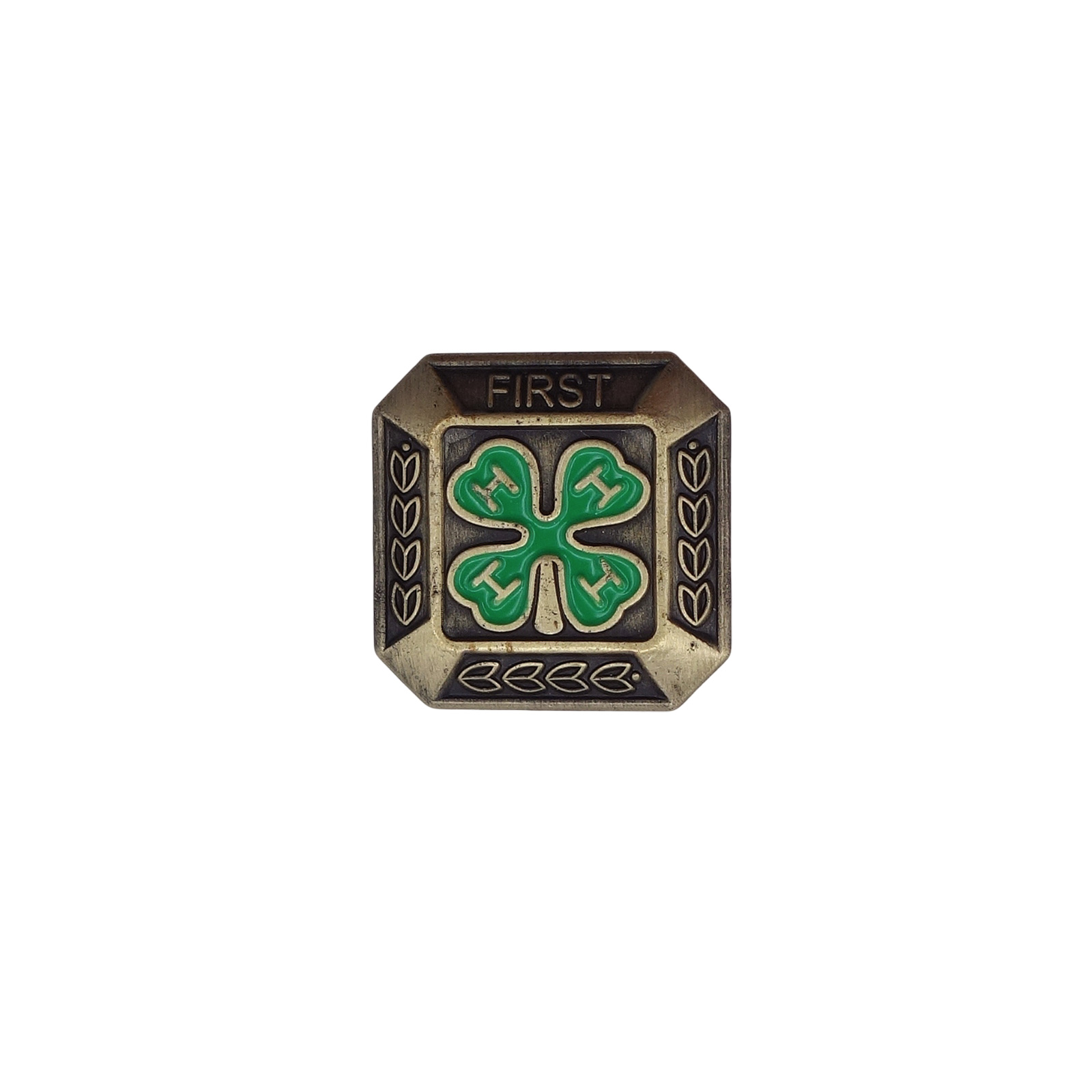 4Hクラブ ピンズ 農業 青少年クラブ 四葉のクローバー FIRST