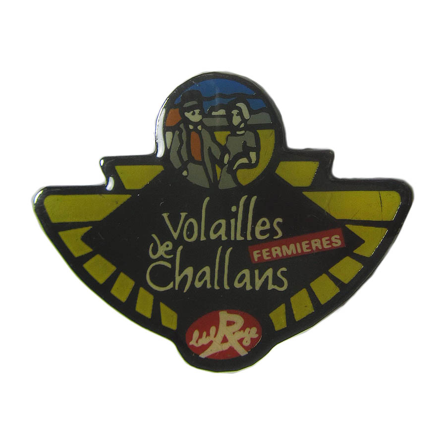 ピンズ volailles de challans 留め具付き フランス レトロ