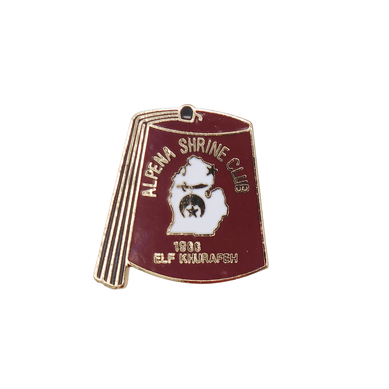 ALPENA SHRINE CLUB フェズハット ピンズ ELF KHURAFEH シュライナーズ