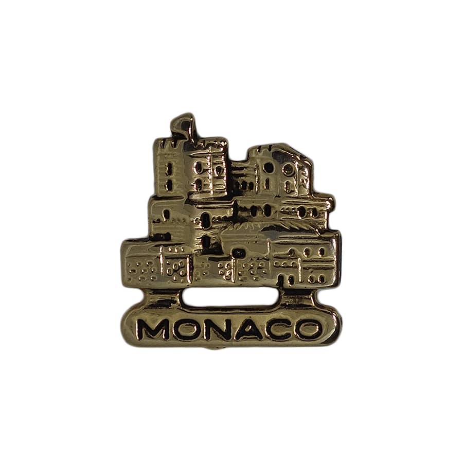 MONACO ピンズ 金色 モナコ大公宮殿 留め具付き
