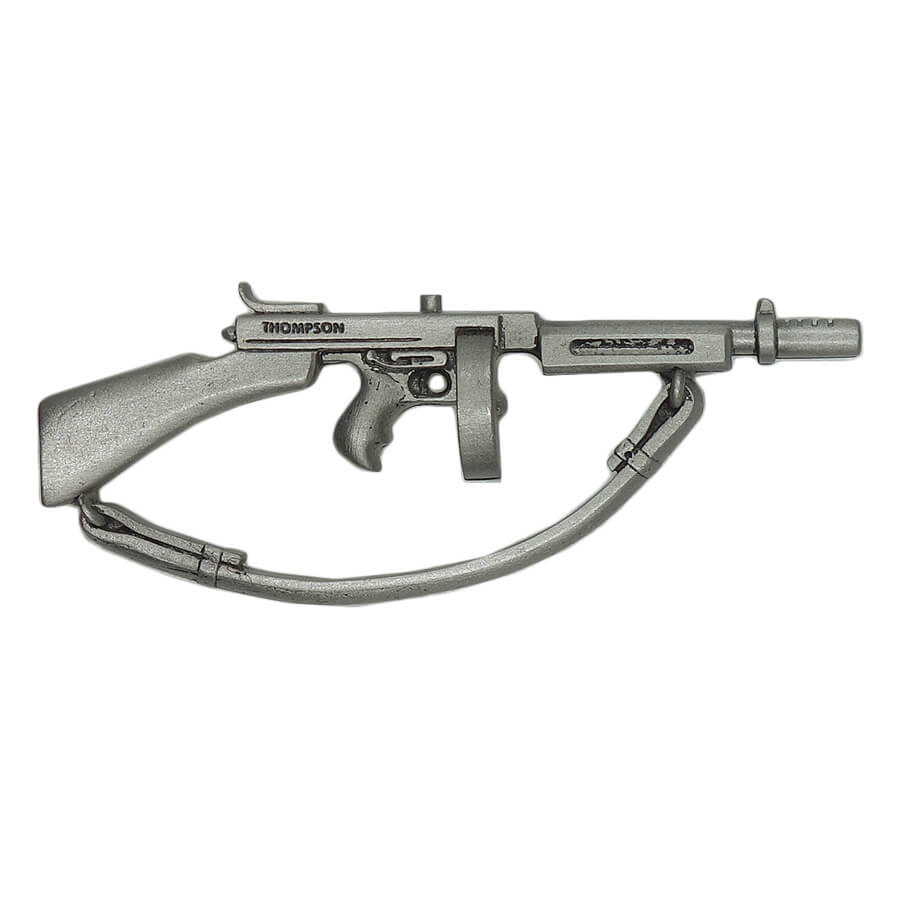 ピンズ 機関銃 THOMPSON ピューター EMPIRE PEWTER MFG 留め具付