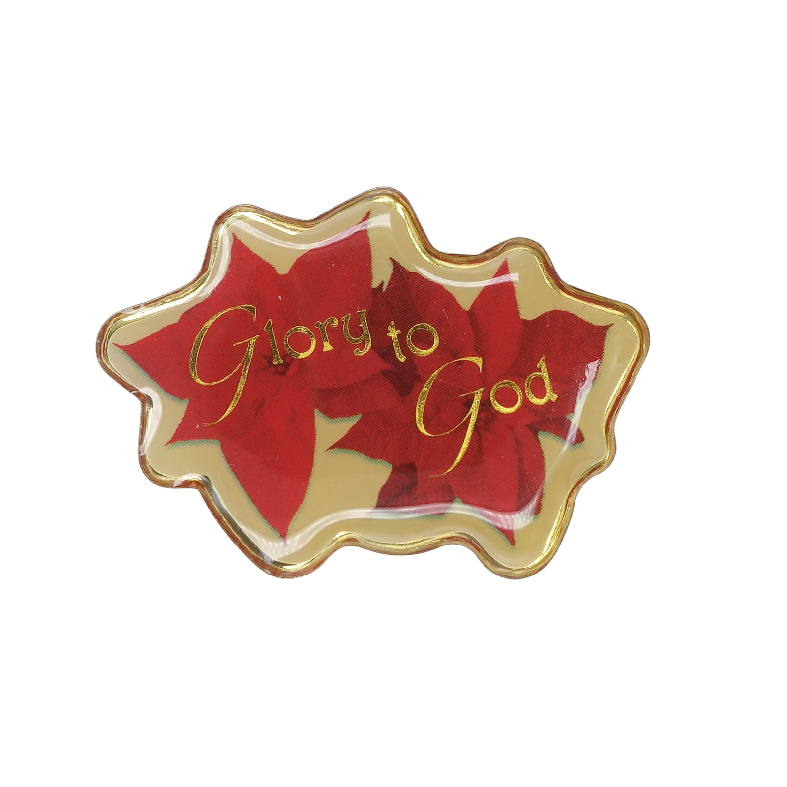 Glory to God ポインセチア ピンズ