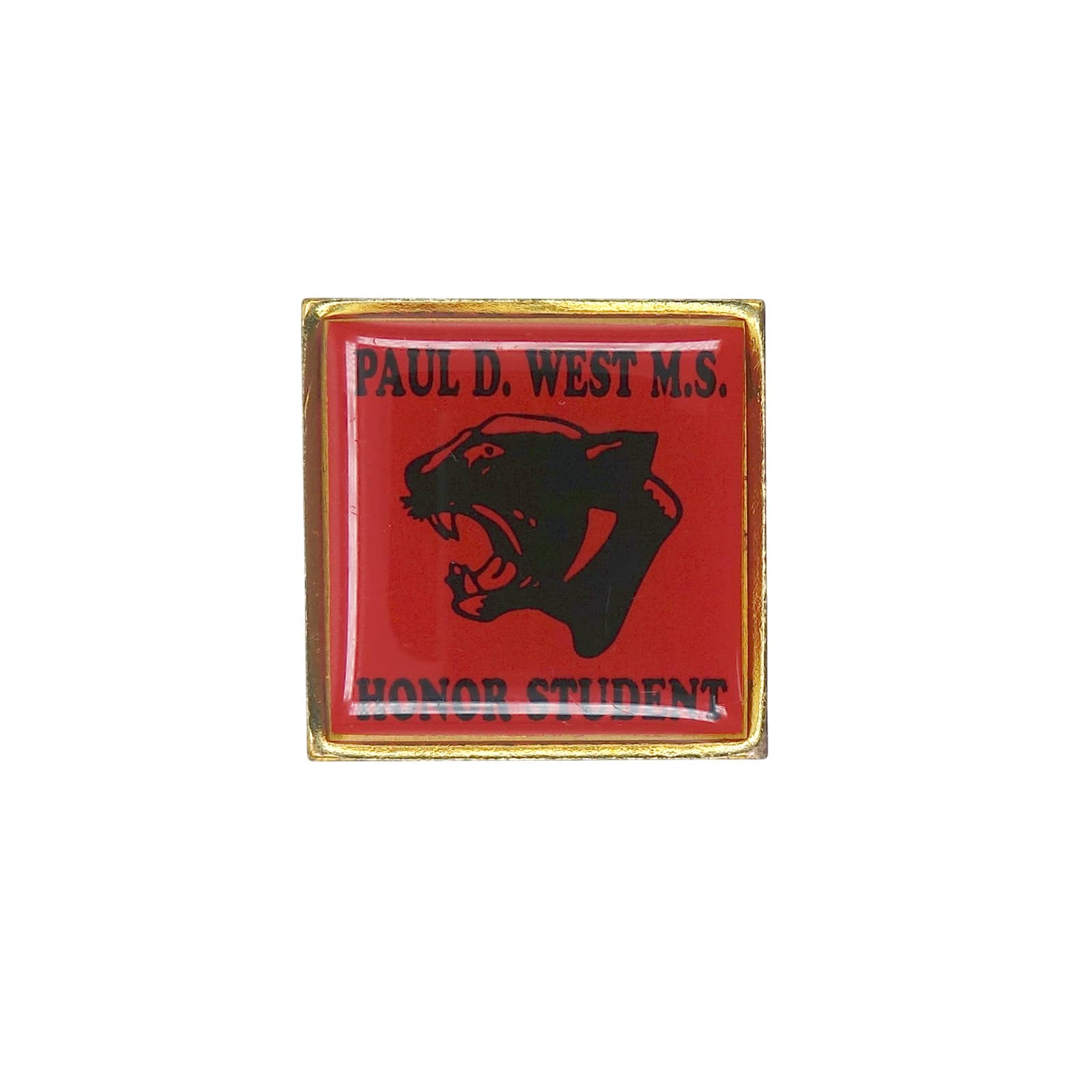 HONOR STUDENT 優等生 ピンズ PAUL D. WEST M.S.　パンサー