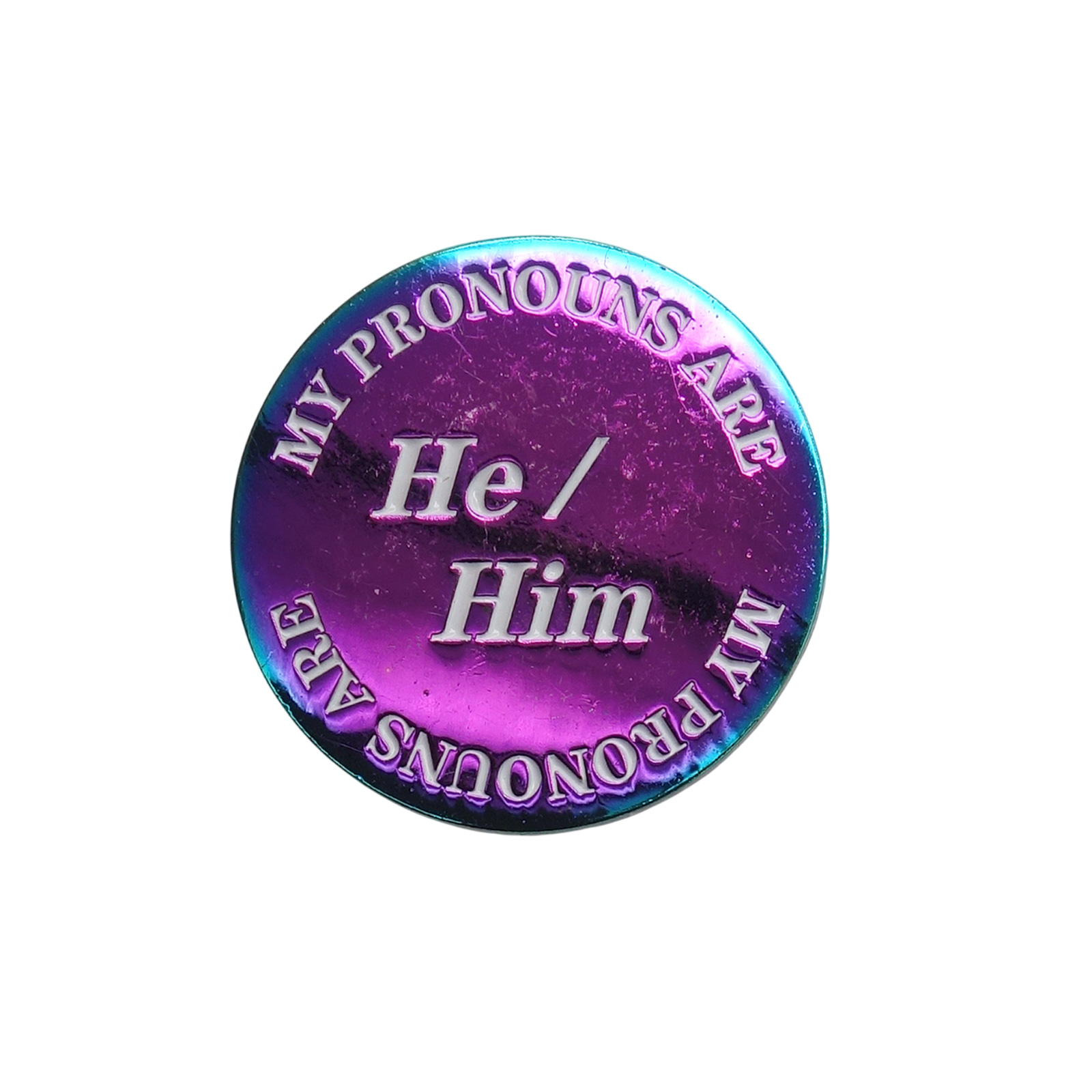 MY PRONOUNS ARE He/Him ピンズ