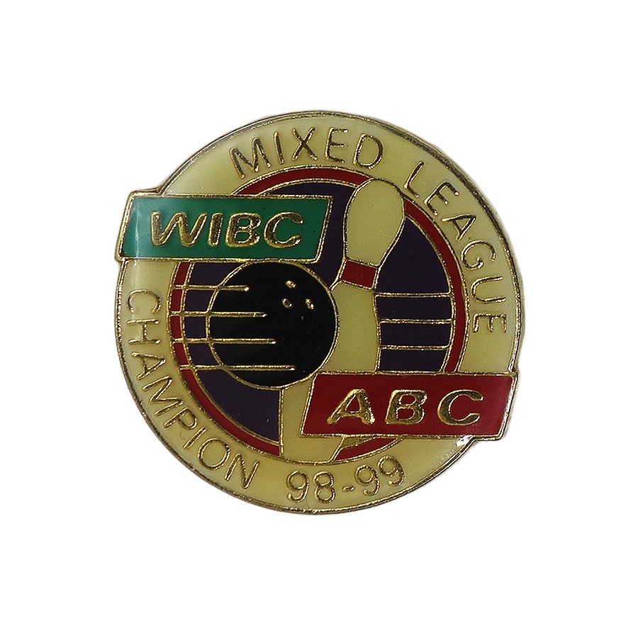 WIBC ABC ボウリング ピンズ MIXED LEAGUE CHAMPION